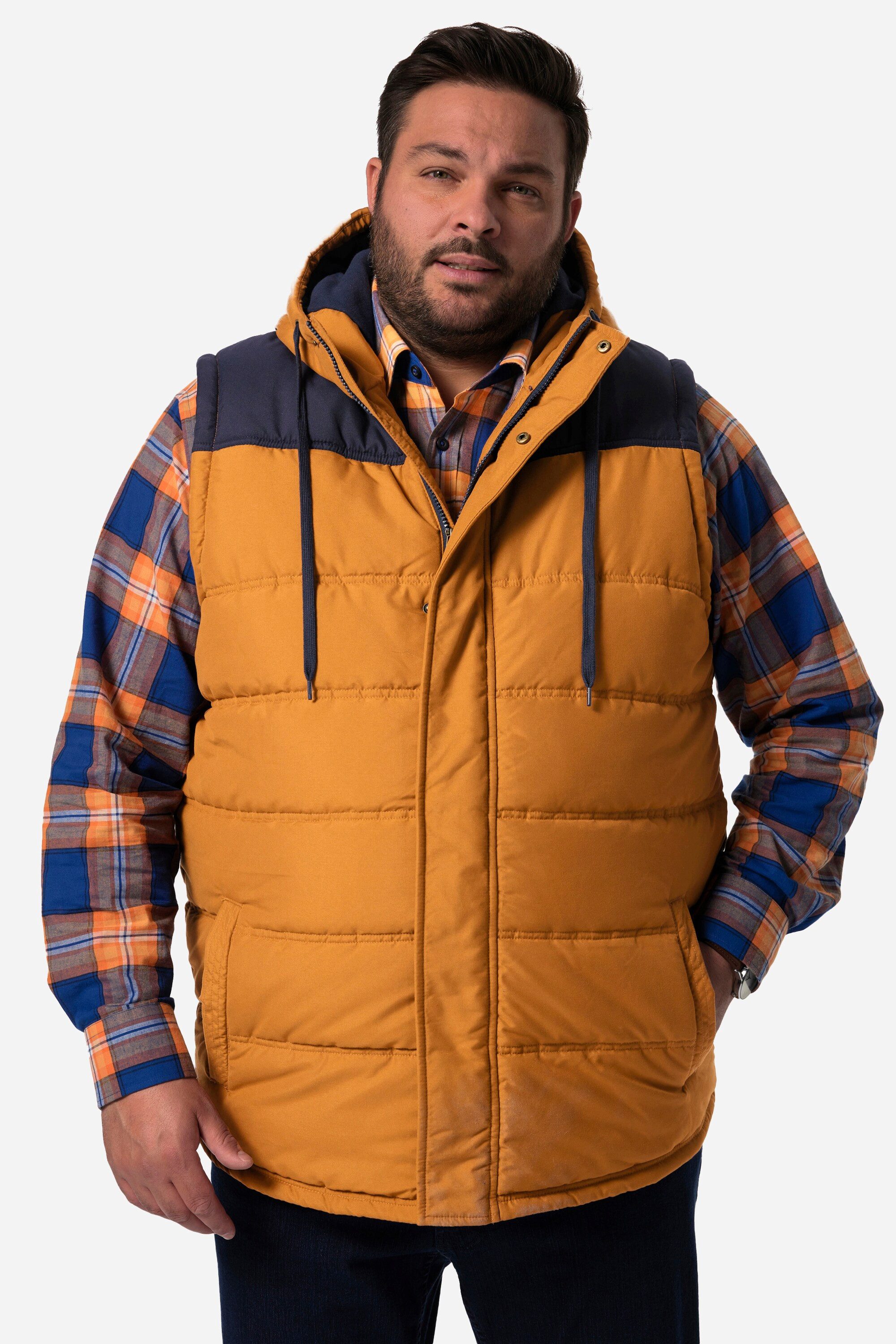 Men Plus Steppweste Men+ Outdoor-Weste zweifarbig günstig online kaufen