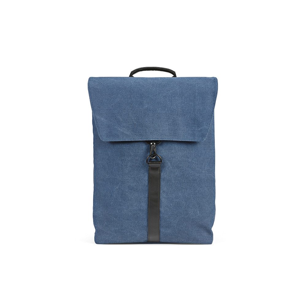 CABBEL Rucksack Rucksack 25L Laptop 17 Zoll recycelte Baumwolle nachhaltig leicht (Rucksack, 1-tlg., Einzelartikel), Blau, recycelte Baumwolle, 75% Recyclinganteil, 25L Volumen, 0,633kg