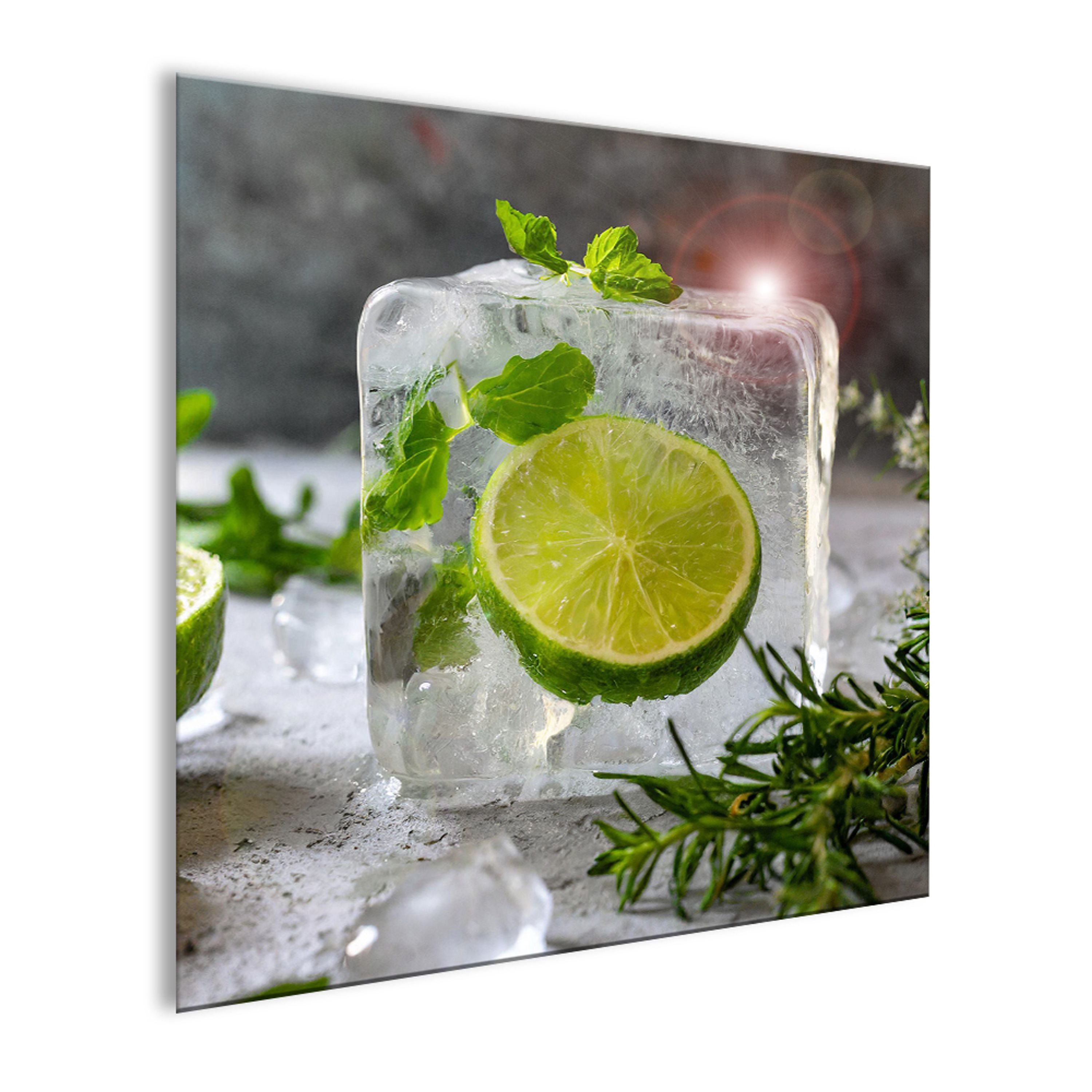 artissimo Glasbild Glasbild 30x30cm Bild Küche Küchenbild Esszimmer Cocktai günstig online kaufen