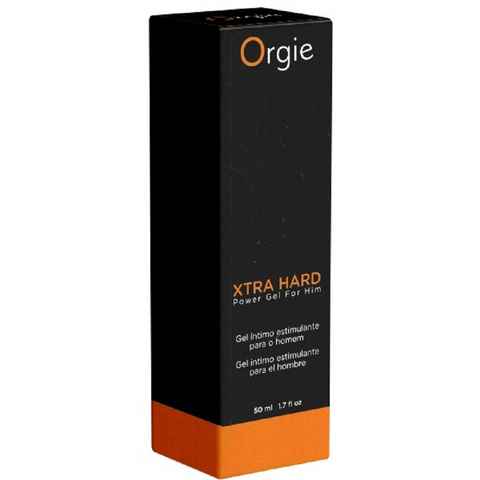 Orgie Stimulationsgel «Xtra Hard» Power Gel For Him, Flasche mit 50ml, potenzsteigernde Creme für eine extra harte Erektion