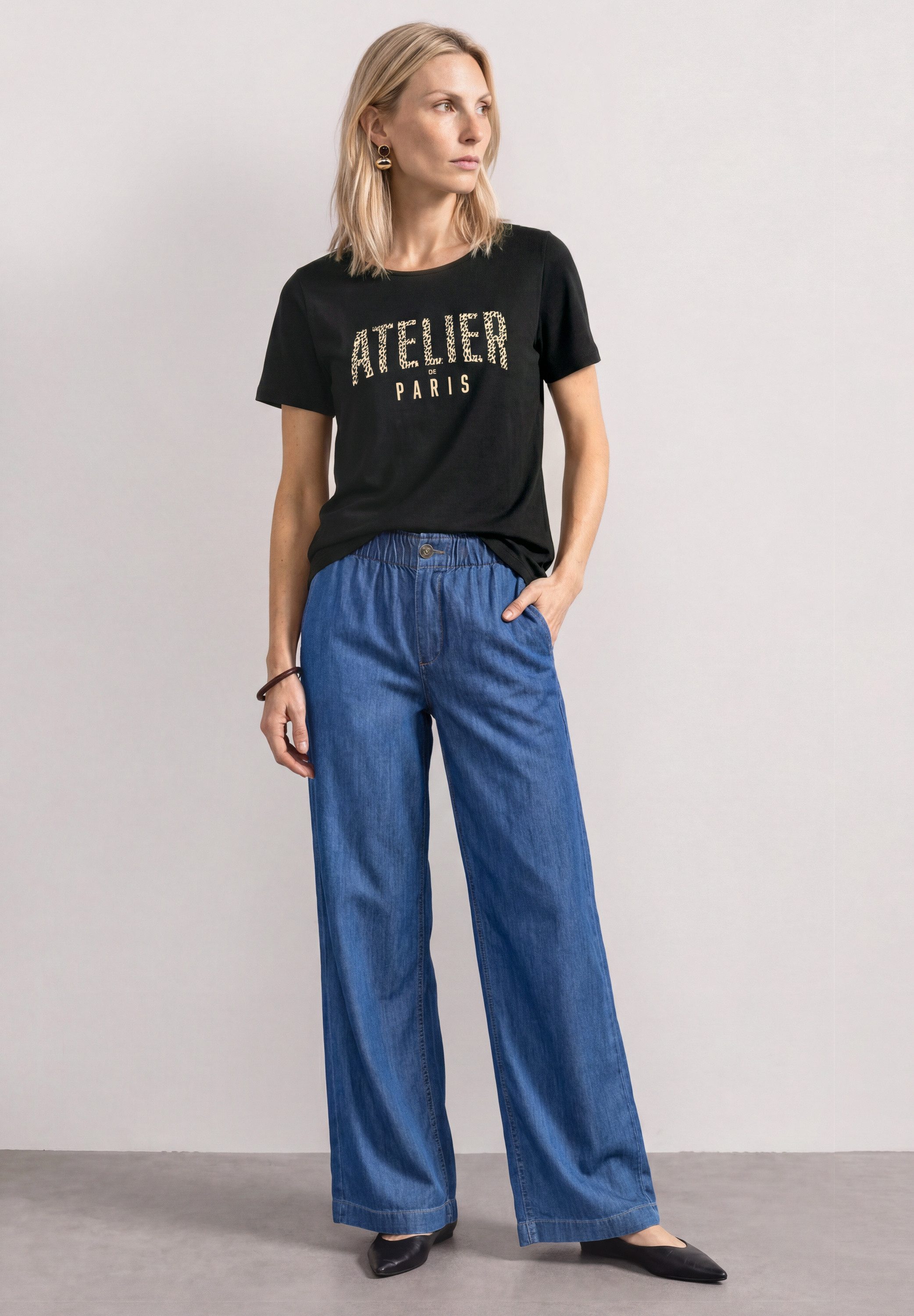 STREET ONE T-Shirt aus reiner Baumwolle
