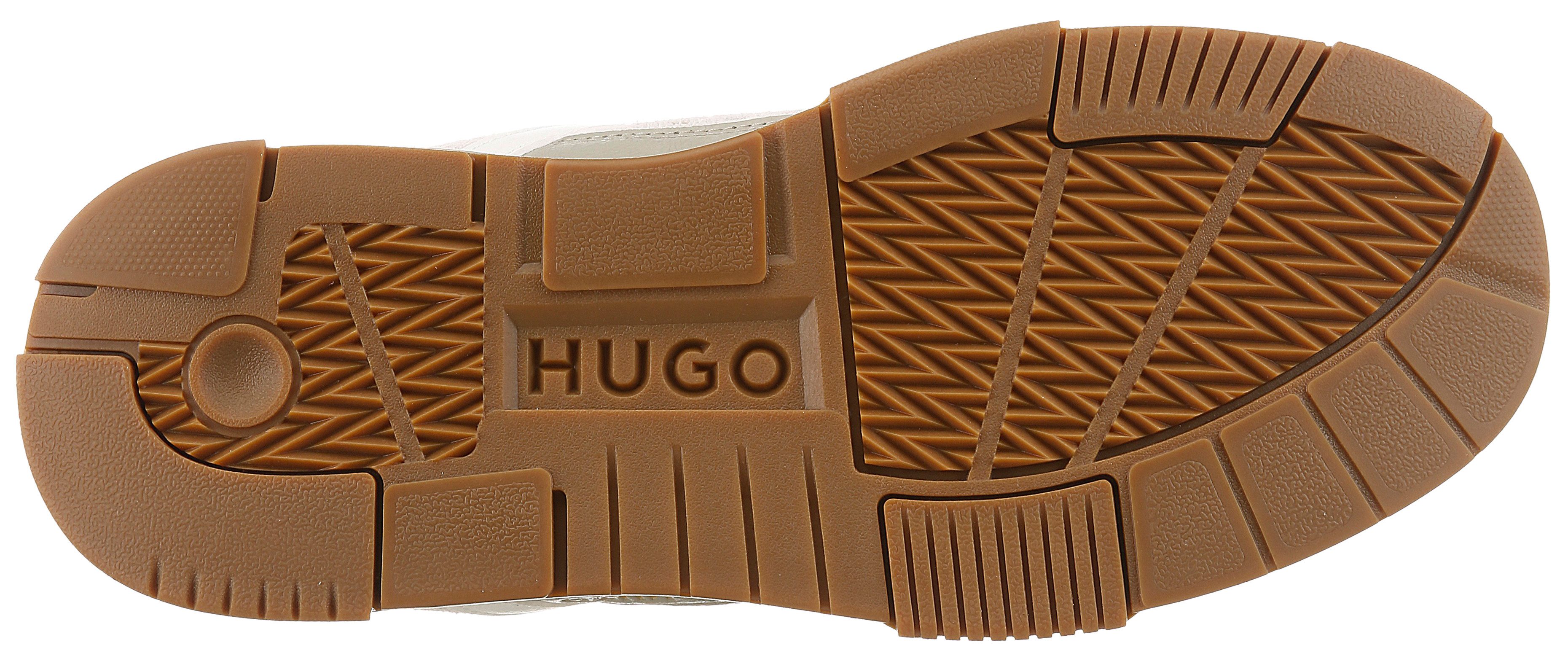 HUGO Yarrow_tenn Sneaker Freizeit Sneaker, Halbschuh, Schnürschuh mit Kontrastdetails