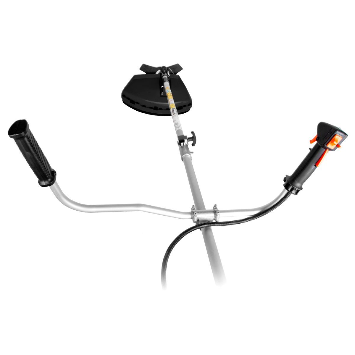 BRAST Benzin-Motorsense 4-Takt Benzin 2 in 1 Rasentrimmer Freischneider, inkl. gepolsterten 2-Schulter-Gurt für ermüdungsfreies arbeiten