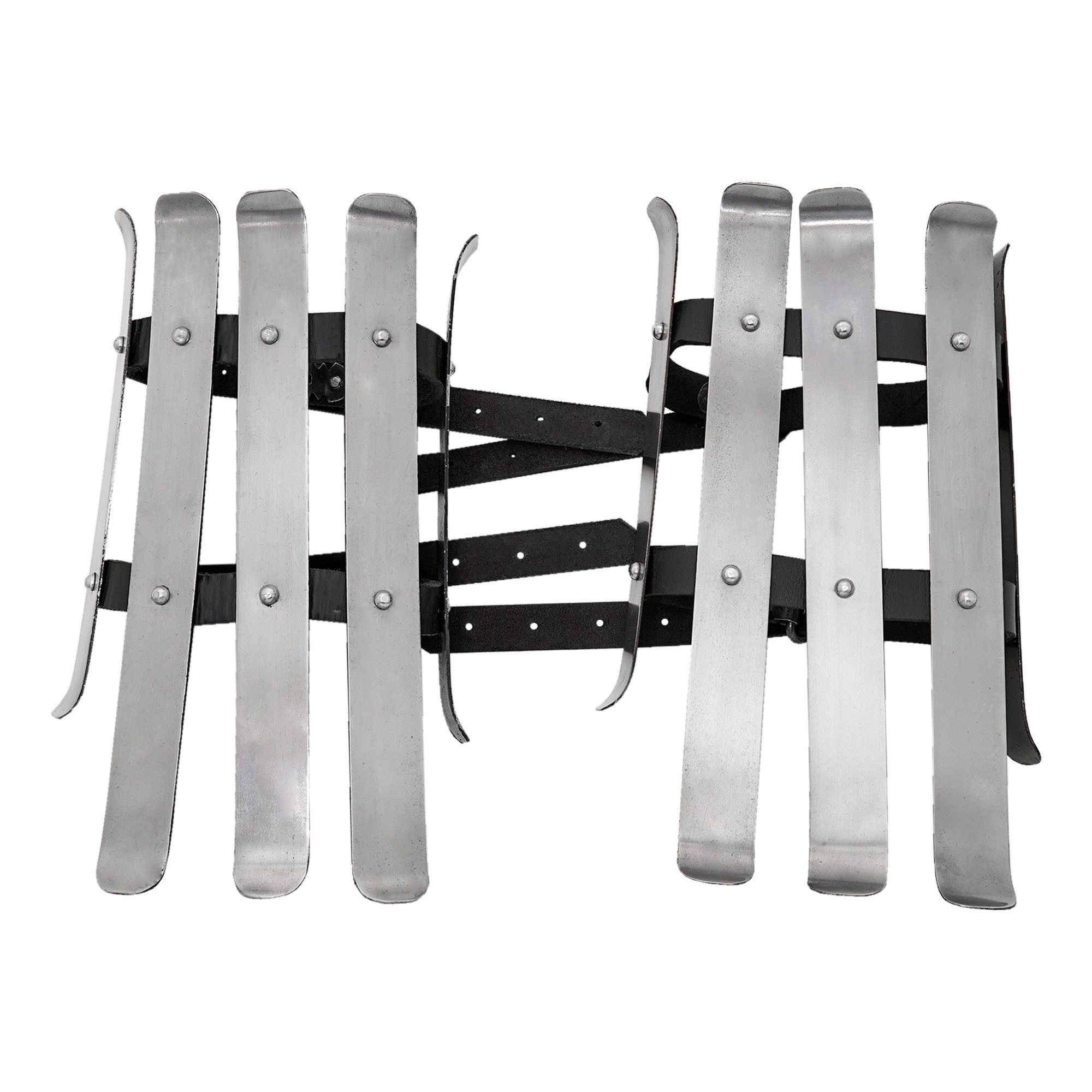 Ritter-Kostüm Valsgärde Wikinger Armpanzer / Armschienen poliert 16 Gauge (1,6 mm)
