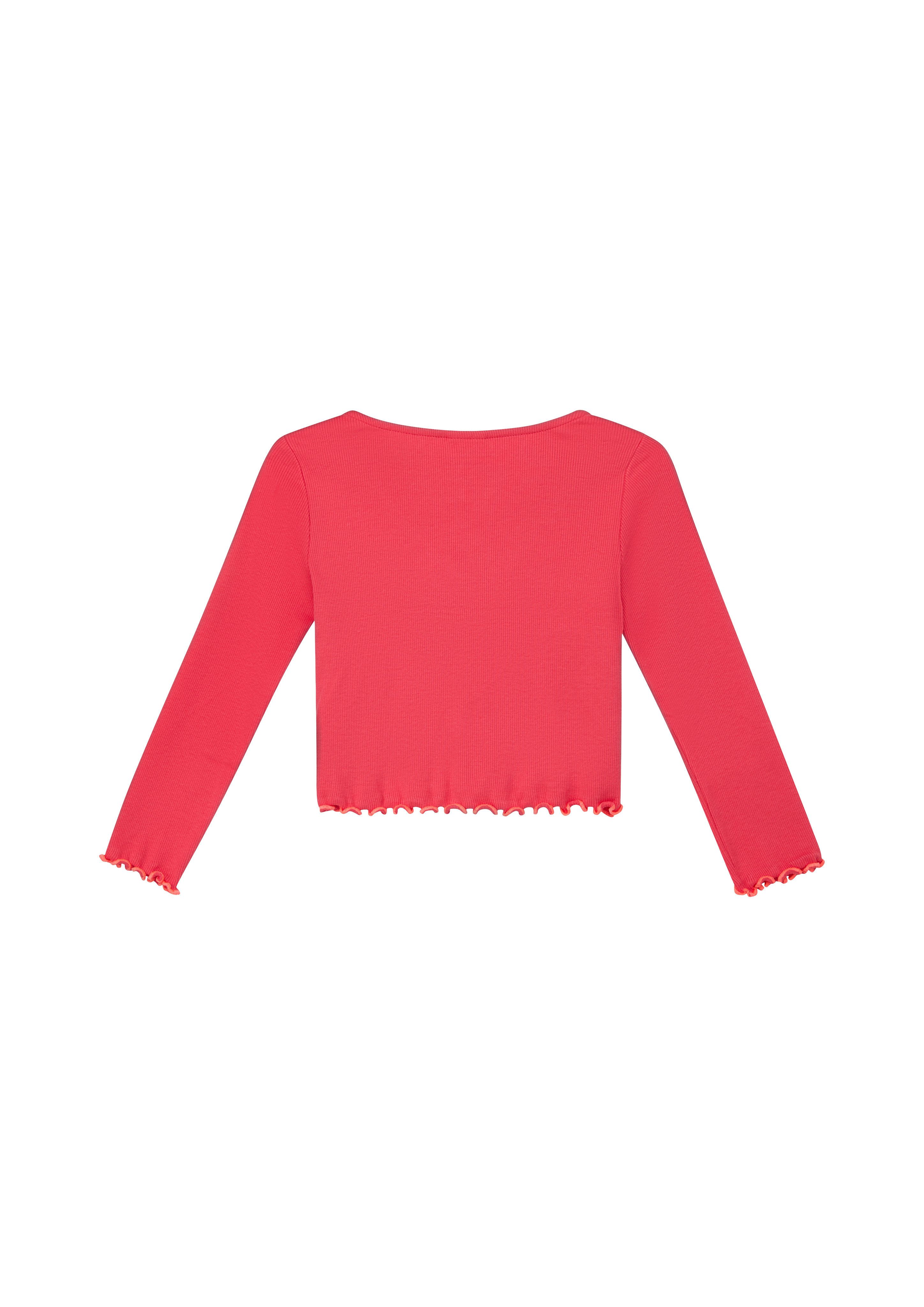s.Oliver Junior Bolero mit Bindeband und gekräuseltem Saum – Bild 2 von 2