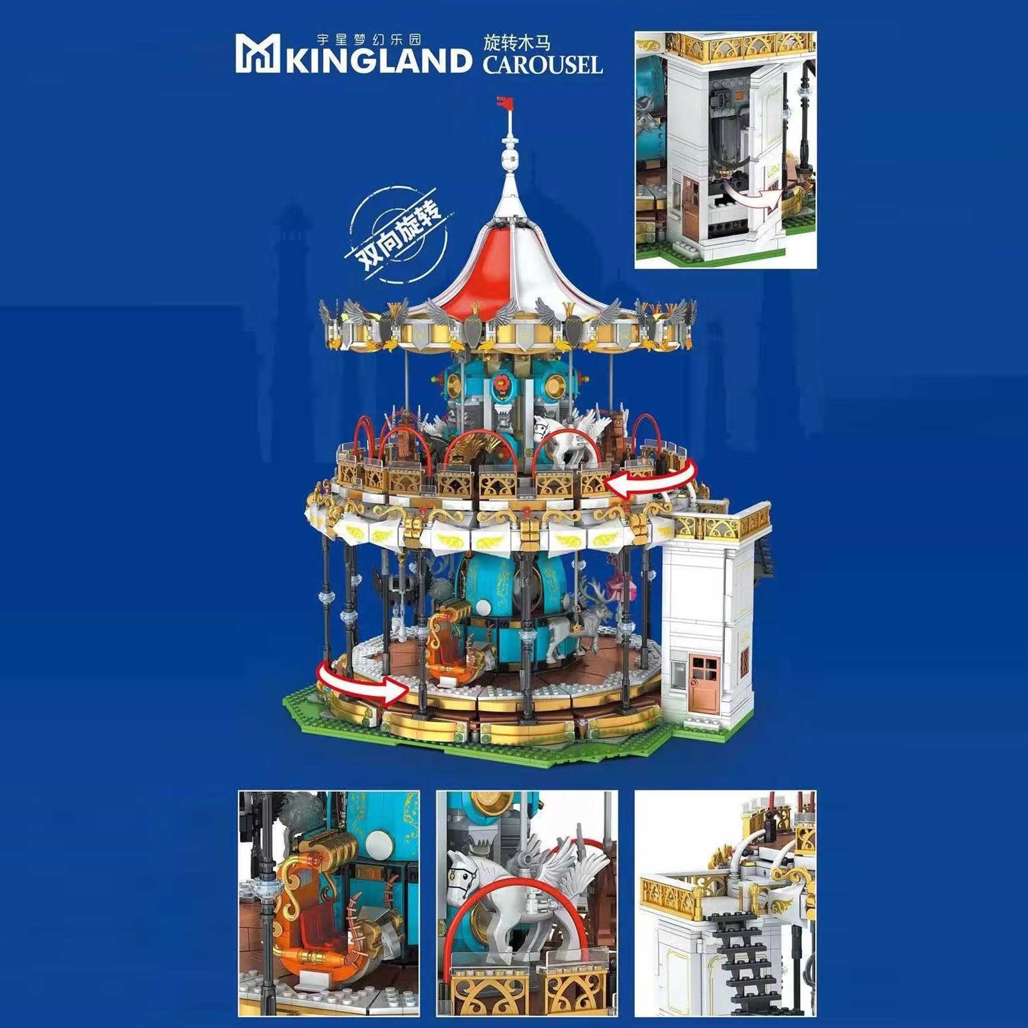 Mould King 11011 - Karussell (Mould King) Klemmbausteine Spielbausteine, (5086 St)