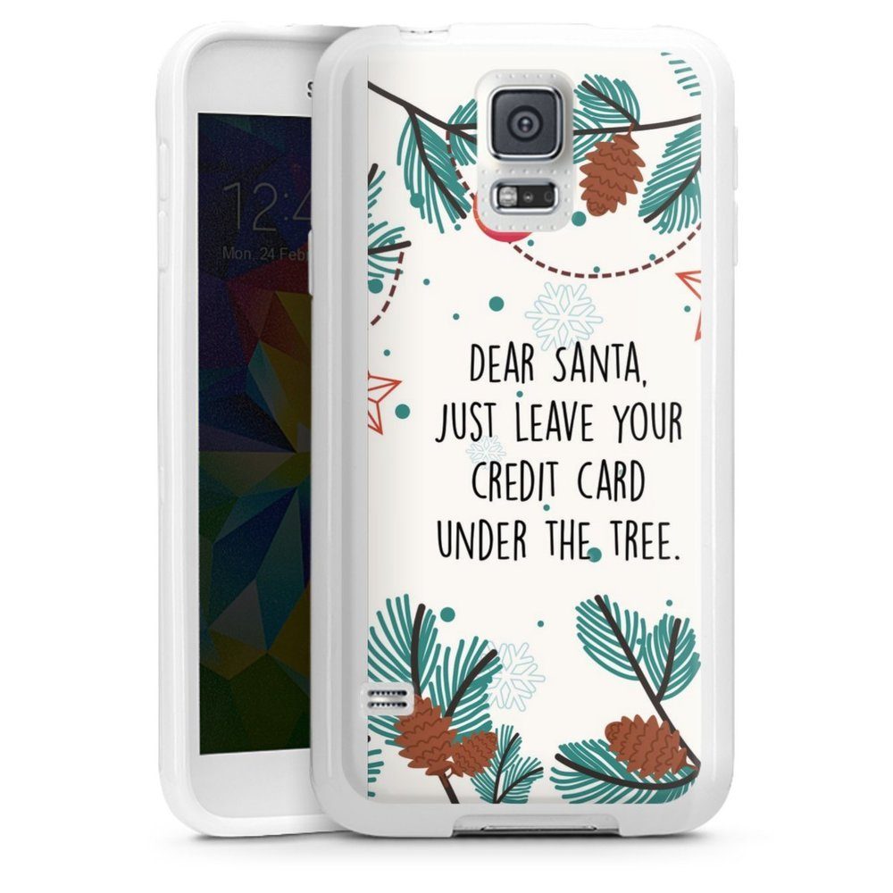 DeinDesign Handyhülle Dear Santa, Hülle Sprüche Statement Weihnachten