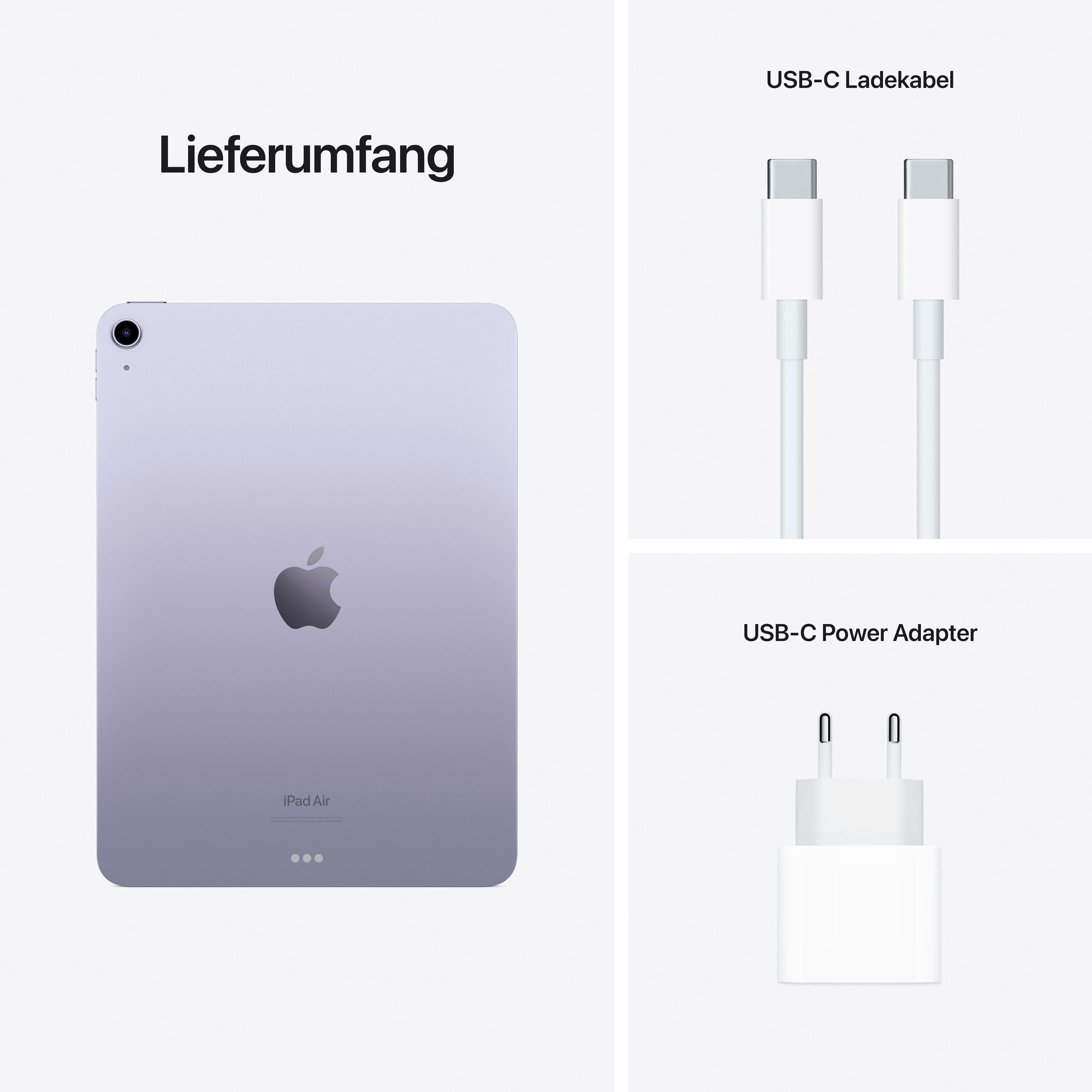 iPad (2022) 256 Apple Air purple GB, Tablet iPadOS) (10,9",