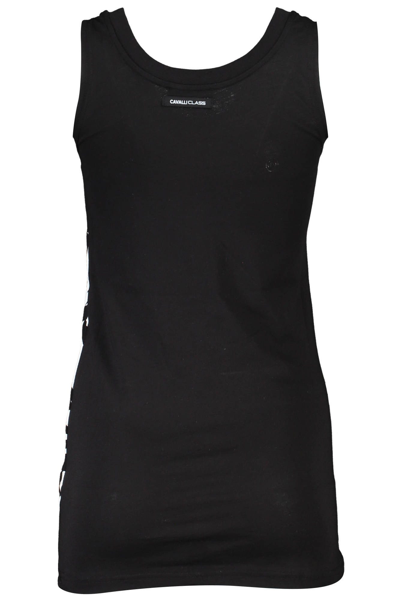 Cavalli Class T-Shirt Elegantes Damenshirt Schwarz mit Druck – Breite