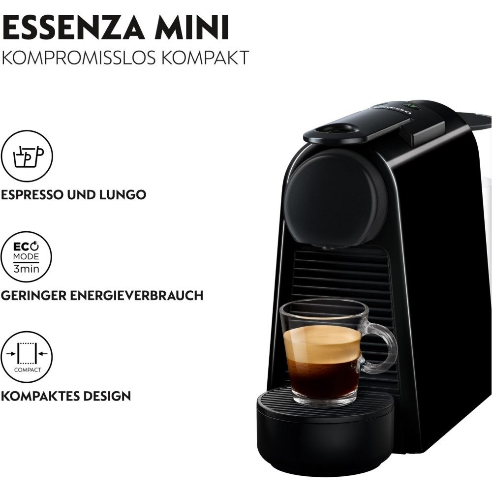 De'Longhi® Pinguino Kapselmaschine, Kompakte Bauweise für kleine Küchen
