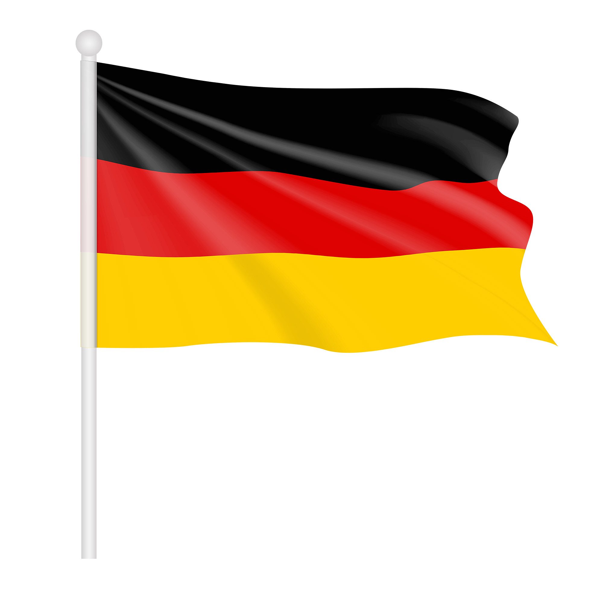 Taffstyle Flagge Deutsche Handfahne SET Fahne EM & WM Fanartikel Fussball Deutschland (Handflagge Deutschlandfahne 10cm x 15cm), Fähnchen Stockfahne Party Flagge Basketball Handball Deutschlandfahne