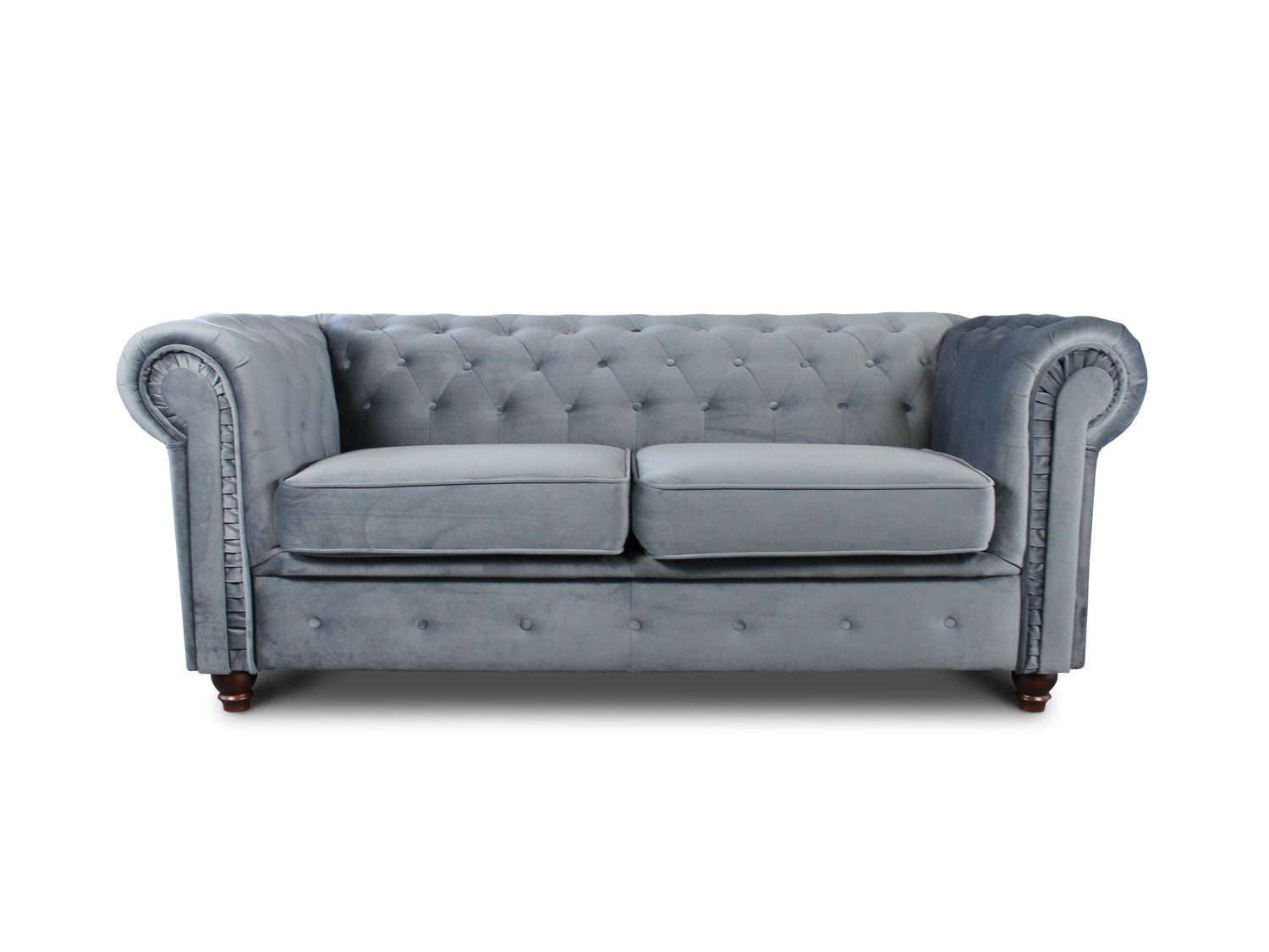 Sofa 2-er, Glamour Asti Sofagarnitur, Chesterfield Sofa Couch Sofnet 2,