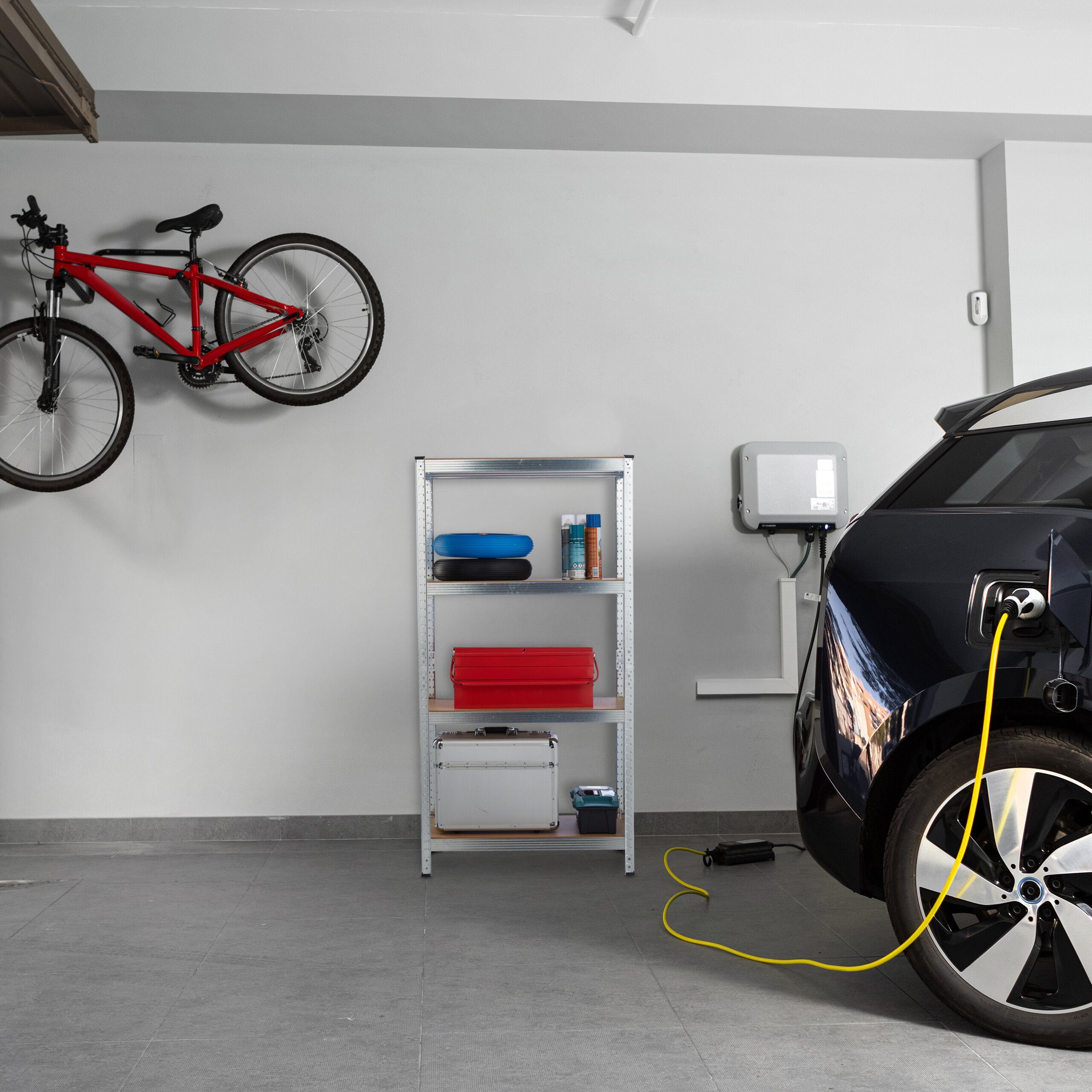 relaxdays Schwerlastregal Verzinktes Schwerlastregal mit 4 Ebenen günstig online kaufen