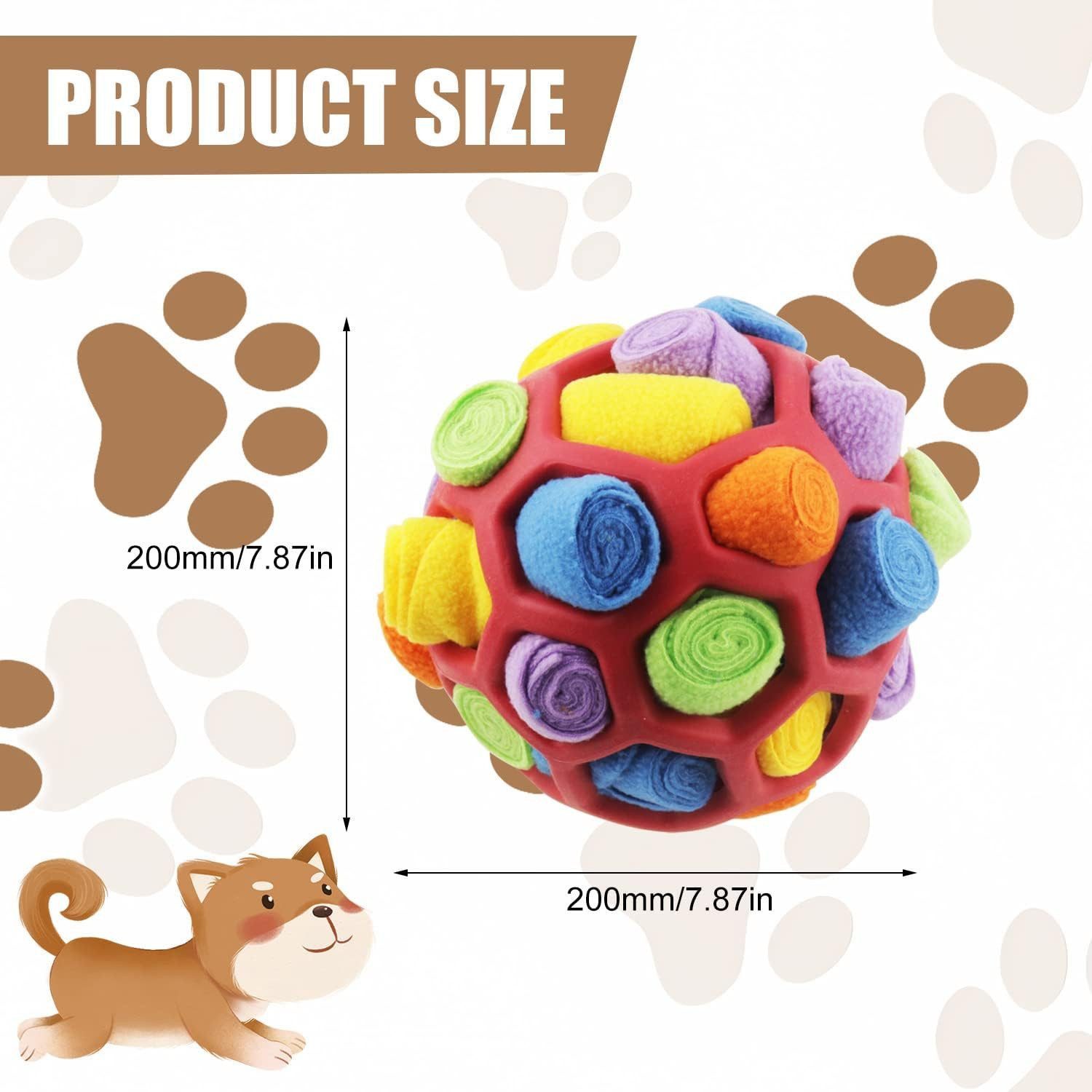 FELIXLEO Tierball Schnüffelball Hundespielzeug Intelligenz Futterball Training, (1-tlg)