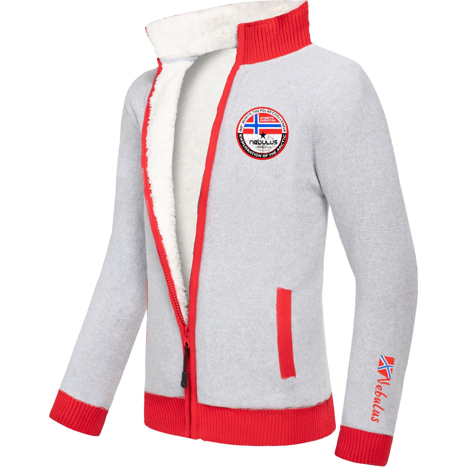 Nebulus Strickjacke STORY, P5576 - Herren, grau, L