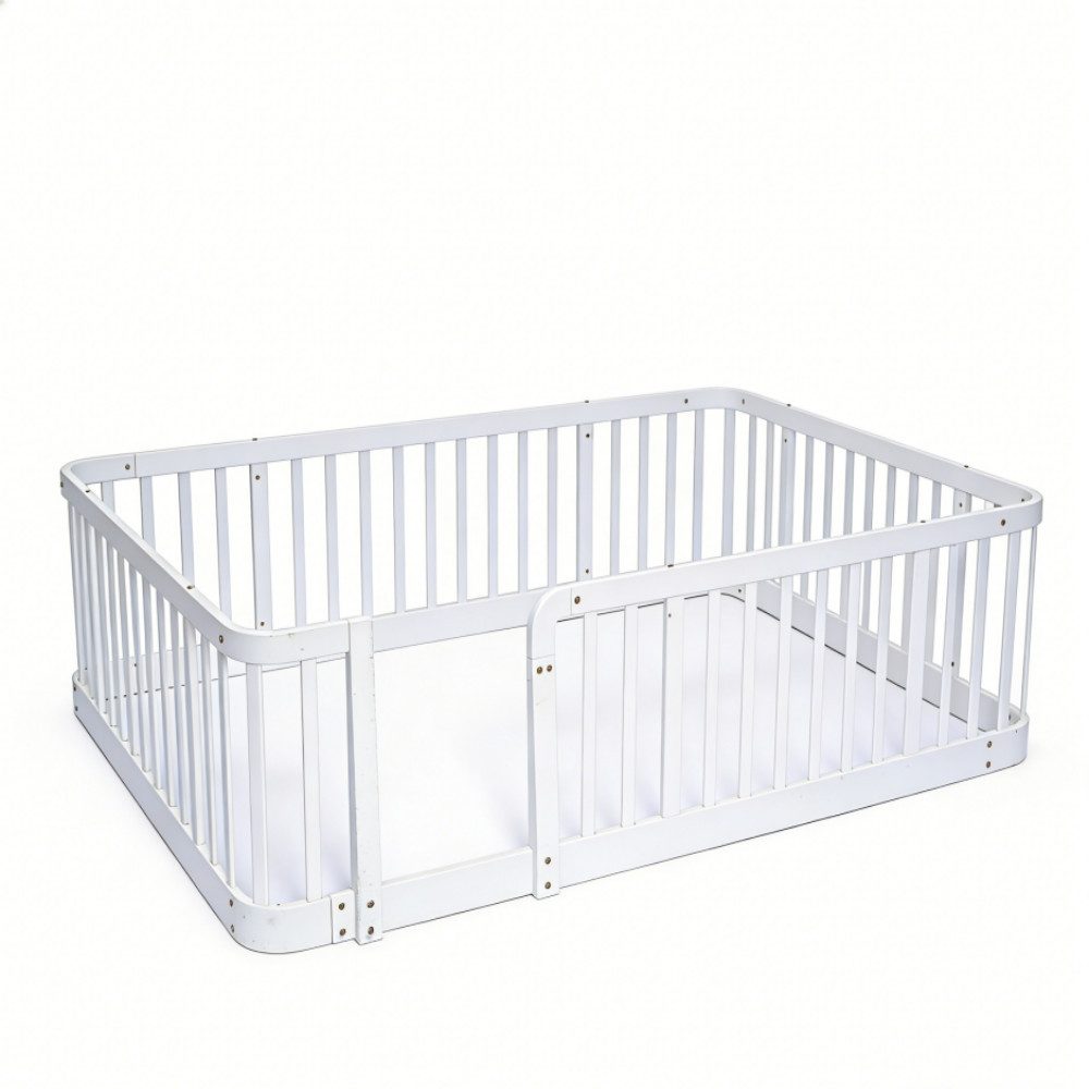 kowdom Laufgitter Baby Laufgitter 140x200 cm modular 7 cm Abstand, modular, 140x200 cm, 7 cm Abstand, abgerundete Stoßkanten, EU-konform