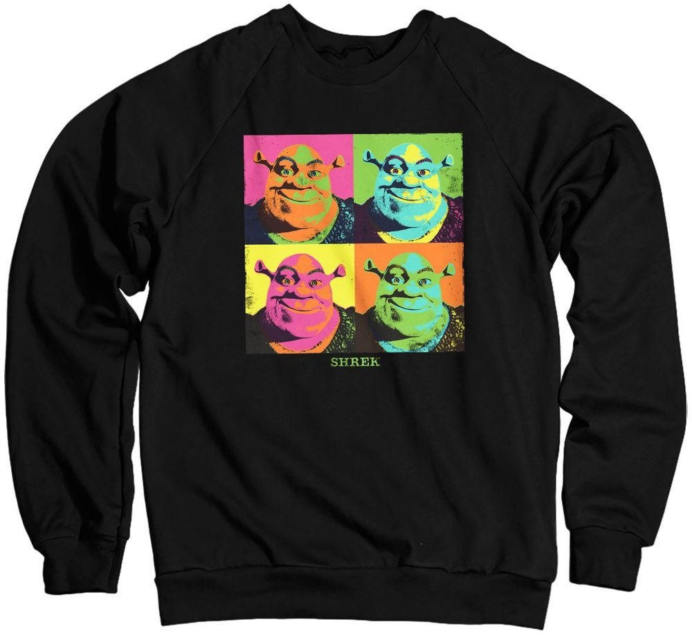 Shrek Rundhalspullover Shrek Pop-Art Sweatshirt