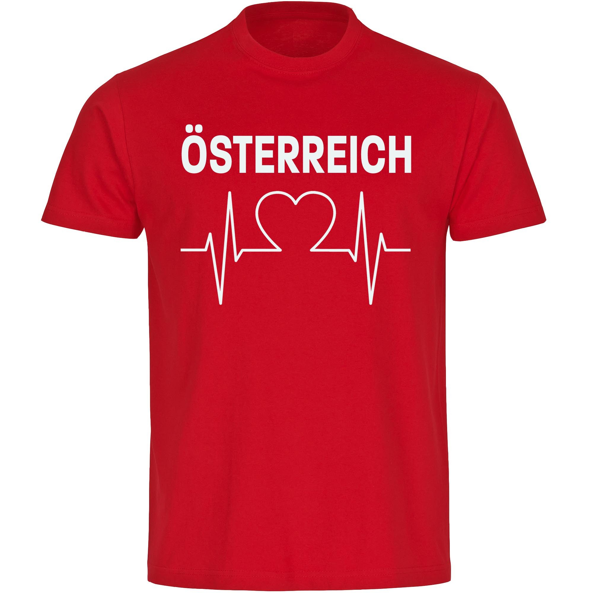 T-Shirt Herren Österreich - Herzschlag - Männer