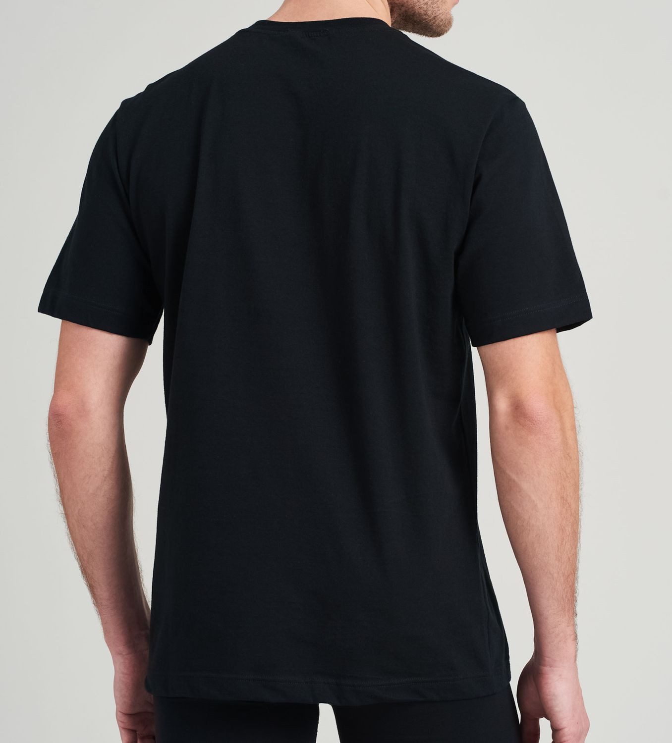 Schiesser T-Shirt Essentials (2-tlg) mit V-Ausschnitt, formstabil, verstärkte Halsnaht, im 2er Pack