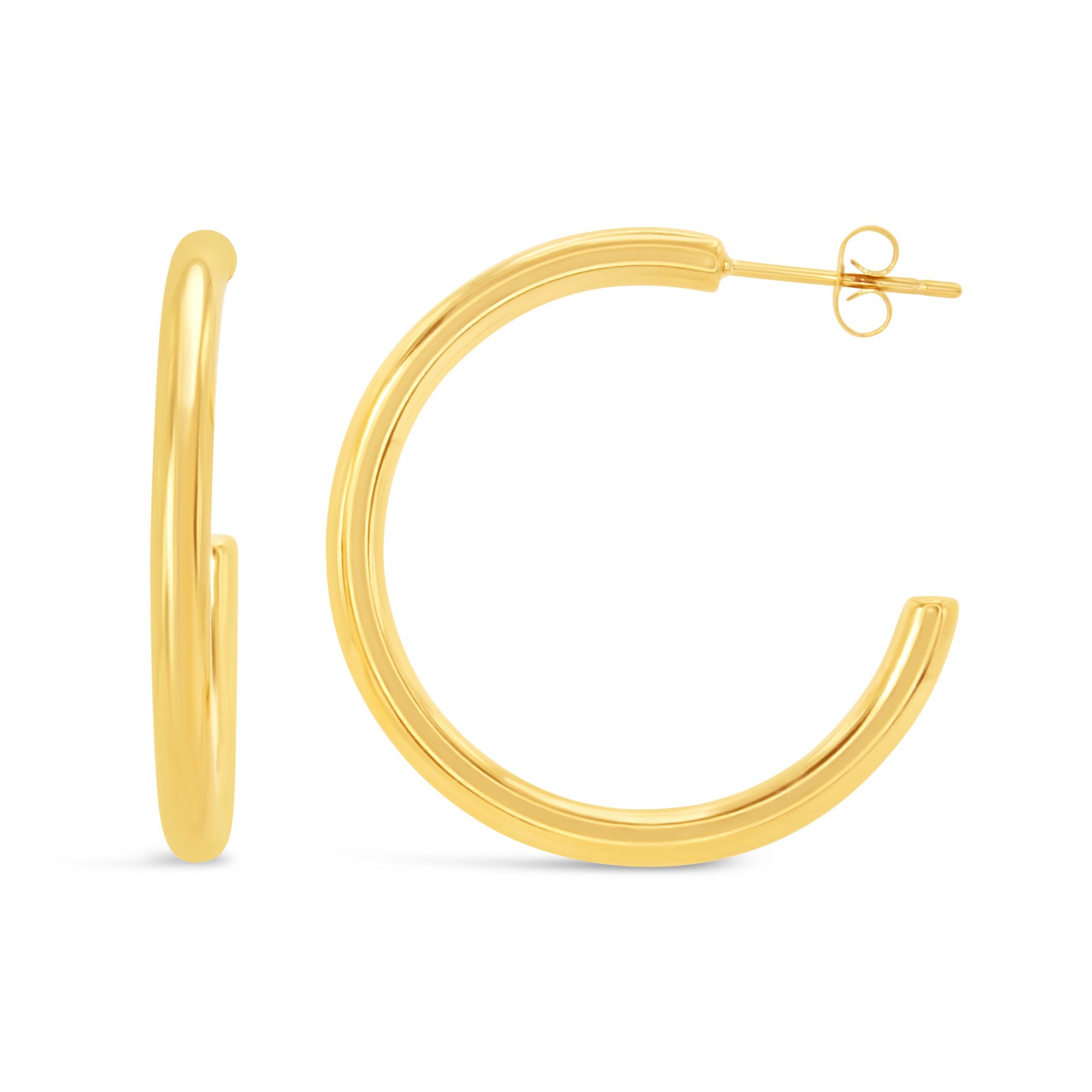 Für den Alltag und die Party danach! LUNA LOOP 18K-doppelt vergoldet