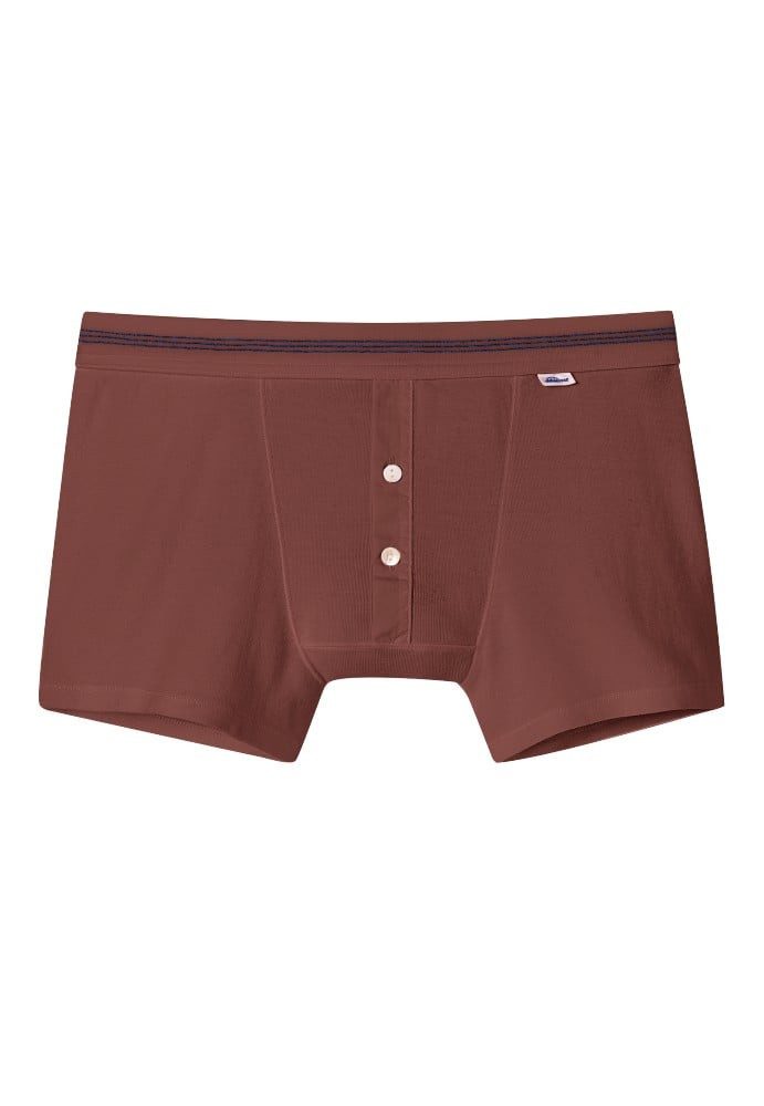 Schiesser Boxershorts Unterwäsche Revival Karl-Heinz havanna rot Herren - 1 Stück