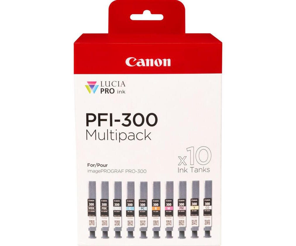 Canon Canon PFI-300 Druckerpatronen - 10er Multipack Tintenpatrone