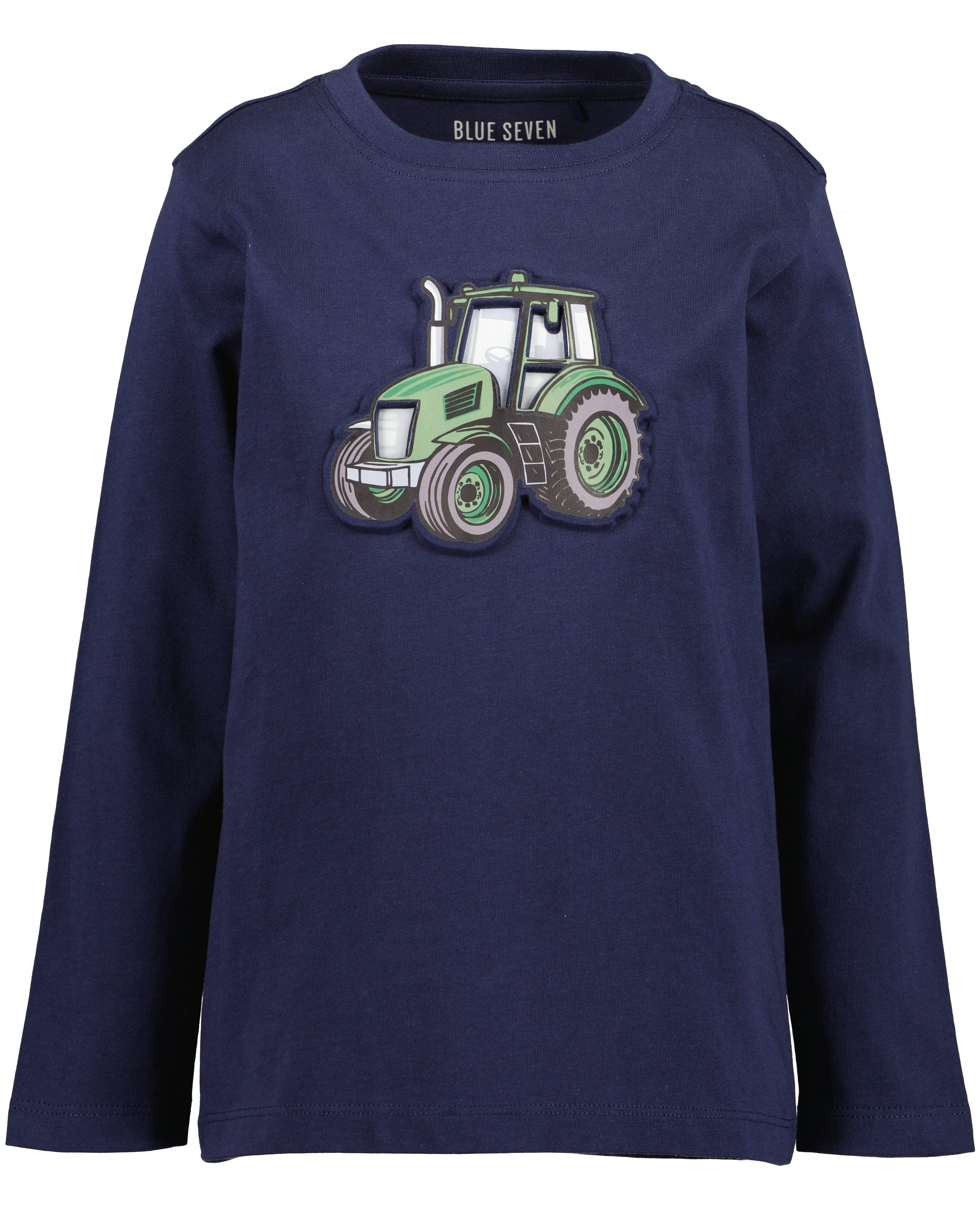 Blue Seven Langarmshirt Baumwolle, Prägedruck