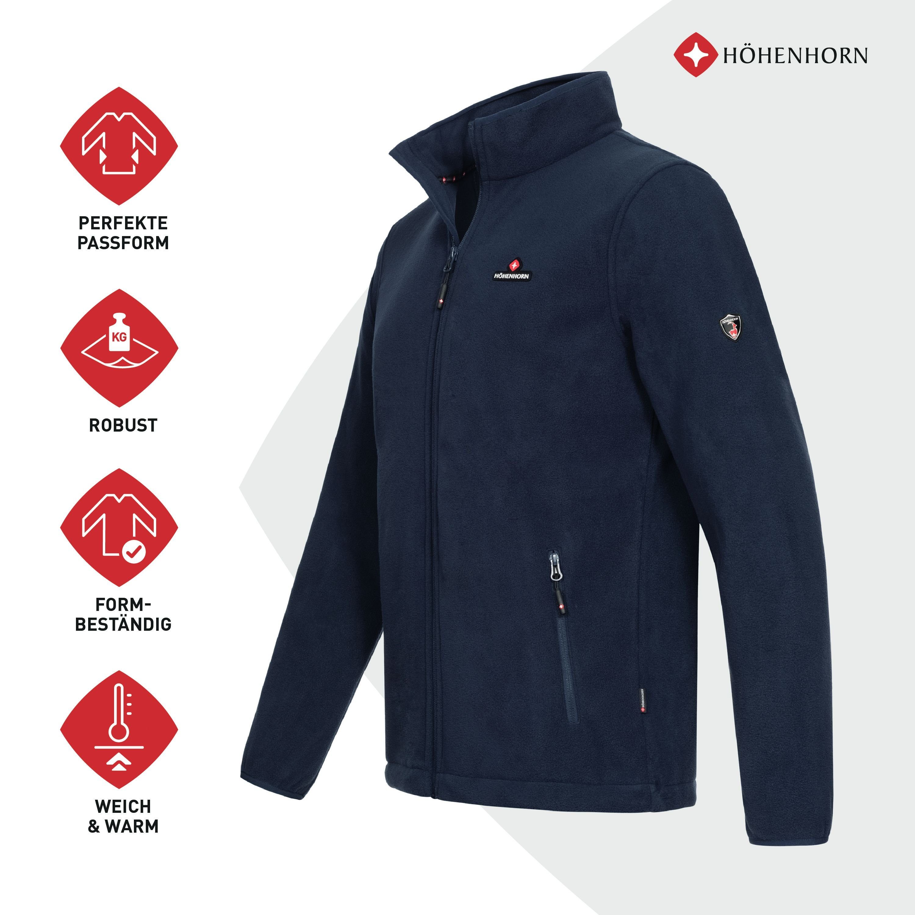 Höhenhorn Fleecejacke Badus Herren Fleece Jacke für Männer Outdoor Freizeit günstig online kaufen