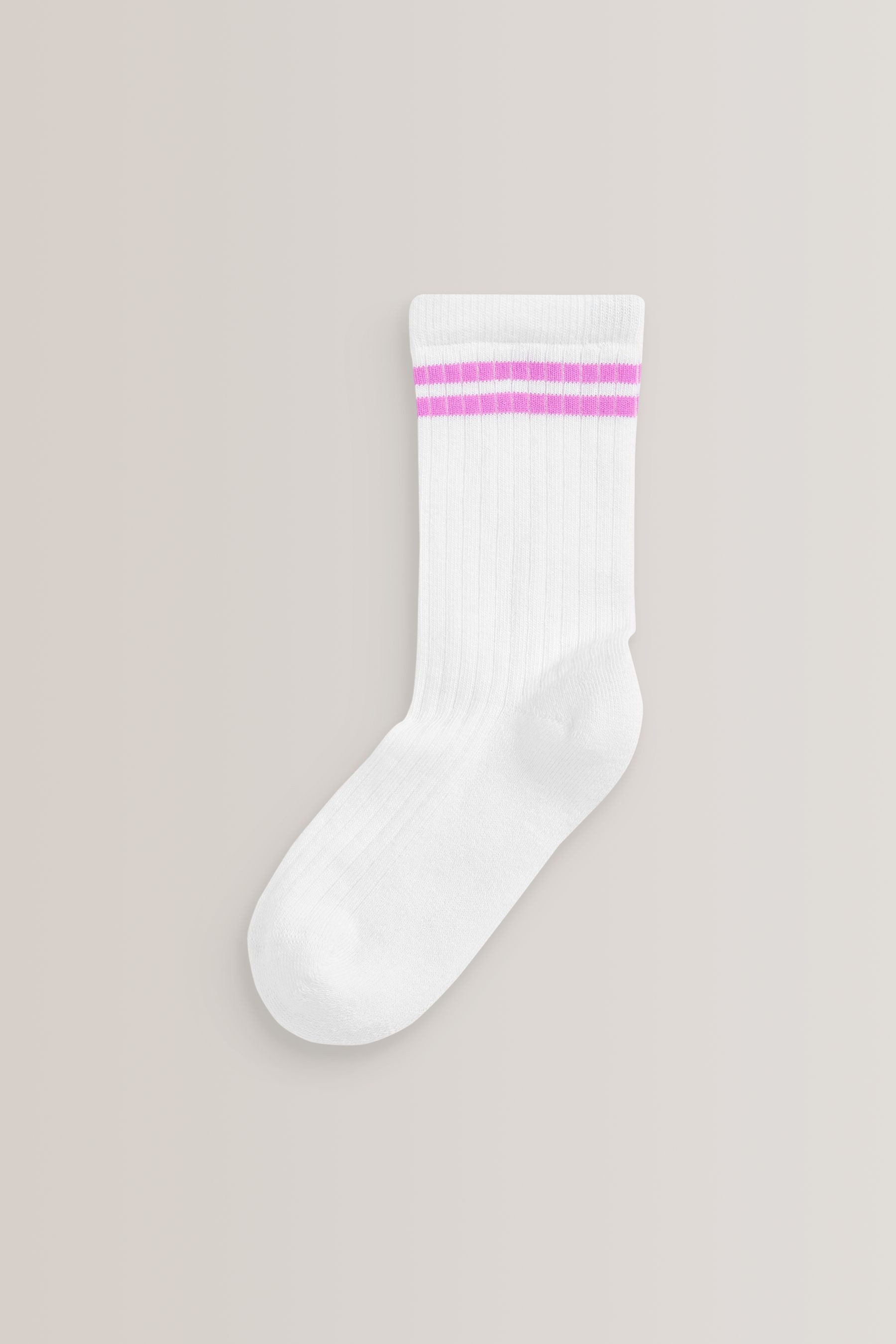 Next Kurzsocken 3 x Gepolsterte und gerippte Sneakersocken (3-Paar)