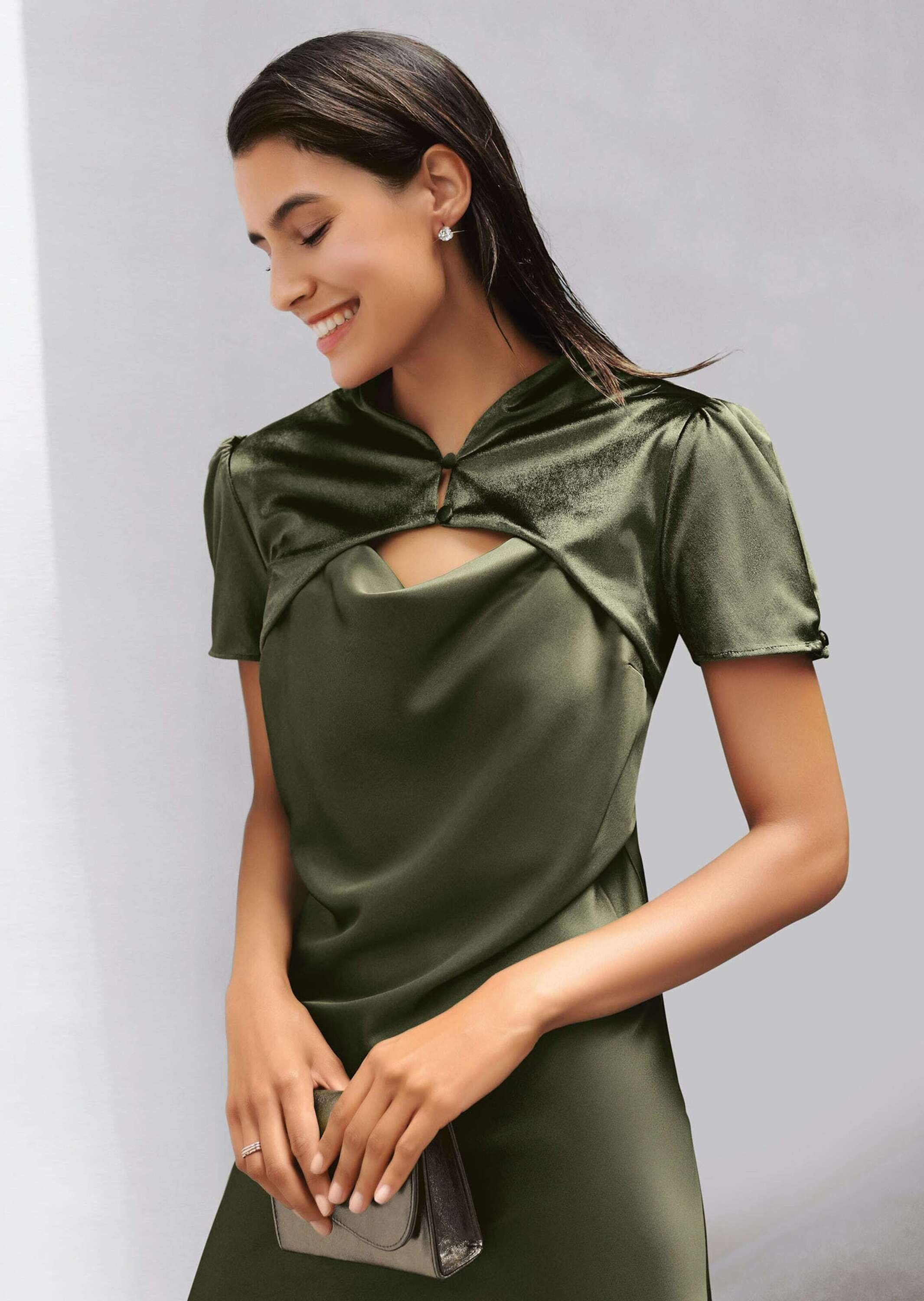 MADELEINE Poncho Bolerojacke mit Stehkragen günstig online kaufen