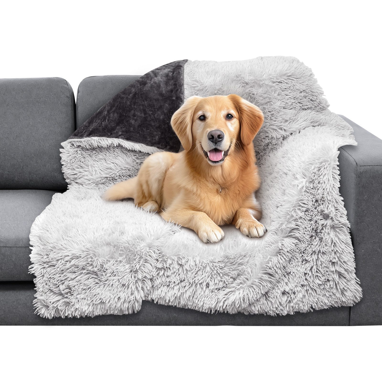 nobleza Tierdecke Hundedecke Weiche Fleecedecke Waschbare Deck für Haustier Hunde Katzen