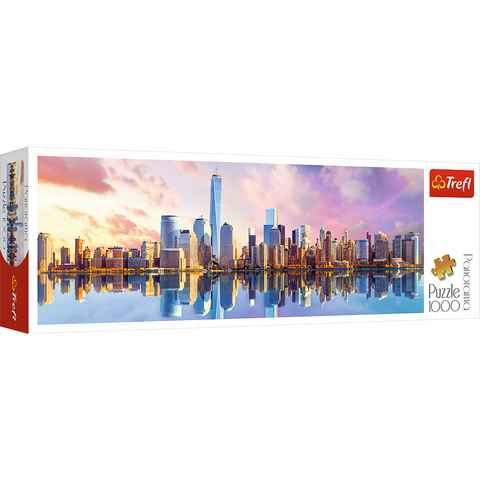Trefl Puzzle Manhattan, New York 1000 Teile Panorama Puzzle, 1000 Puzzleteile