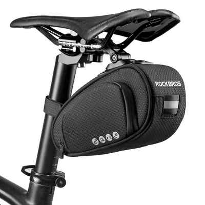 ROCKBROS Fahrradtasche Satteltasche für Fahrrad, Tasche für MTB (1-tlg), mit Schnellverschluss, Rennrad Faltrad ca. 1L