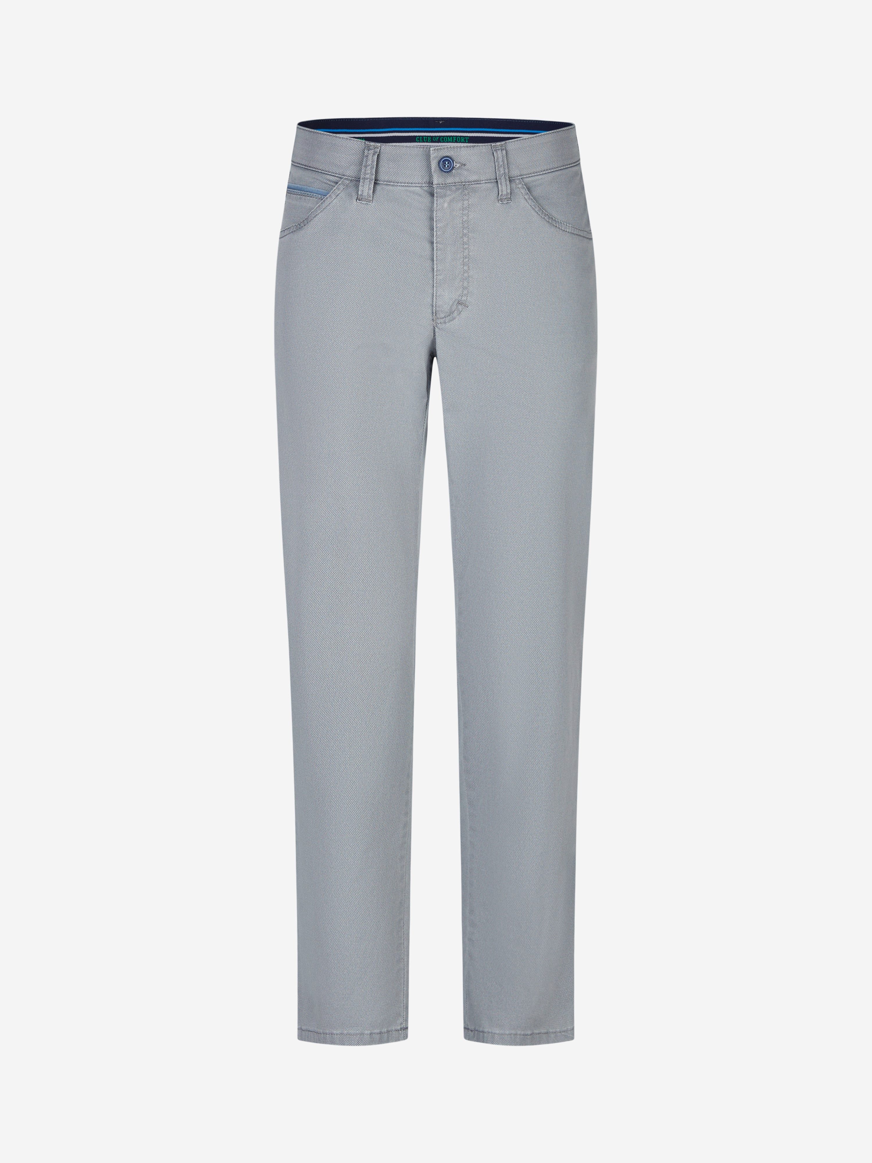 Club of Comfort 5-Pocket-Hose modifizierte 5 Pocket MARVIN 8322 - grau - Herrenhose - 27 ["Swingpocket mit geschwungenen Eingriffen an den Vordertaschen und