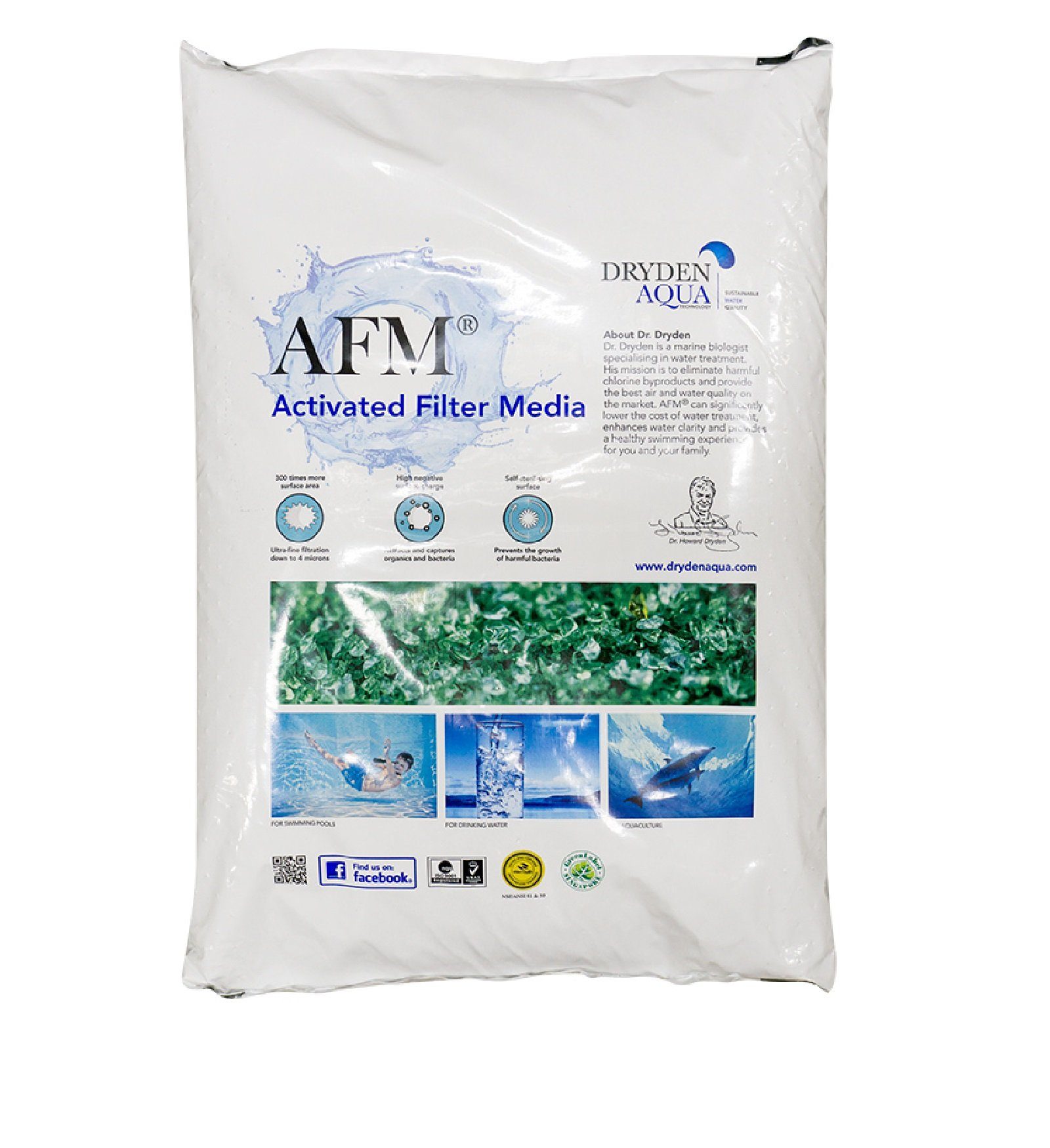 Bayrol Sandfilteranlage AFM Glasfiltermaterial Grade 1 Poolfiltermaterial 0,4 -0,8 mm 21 Kg