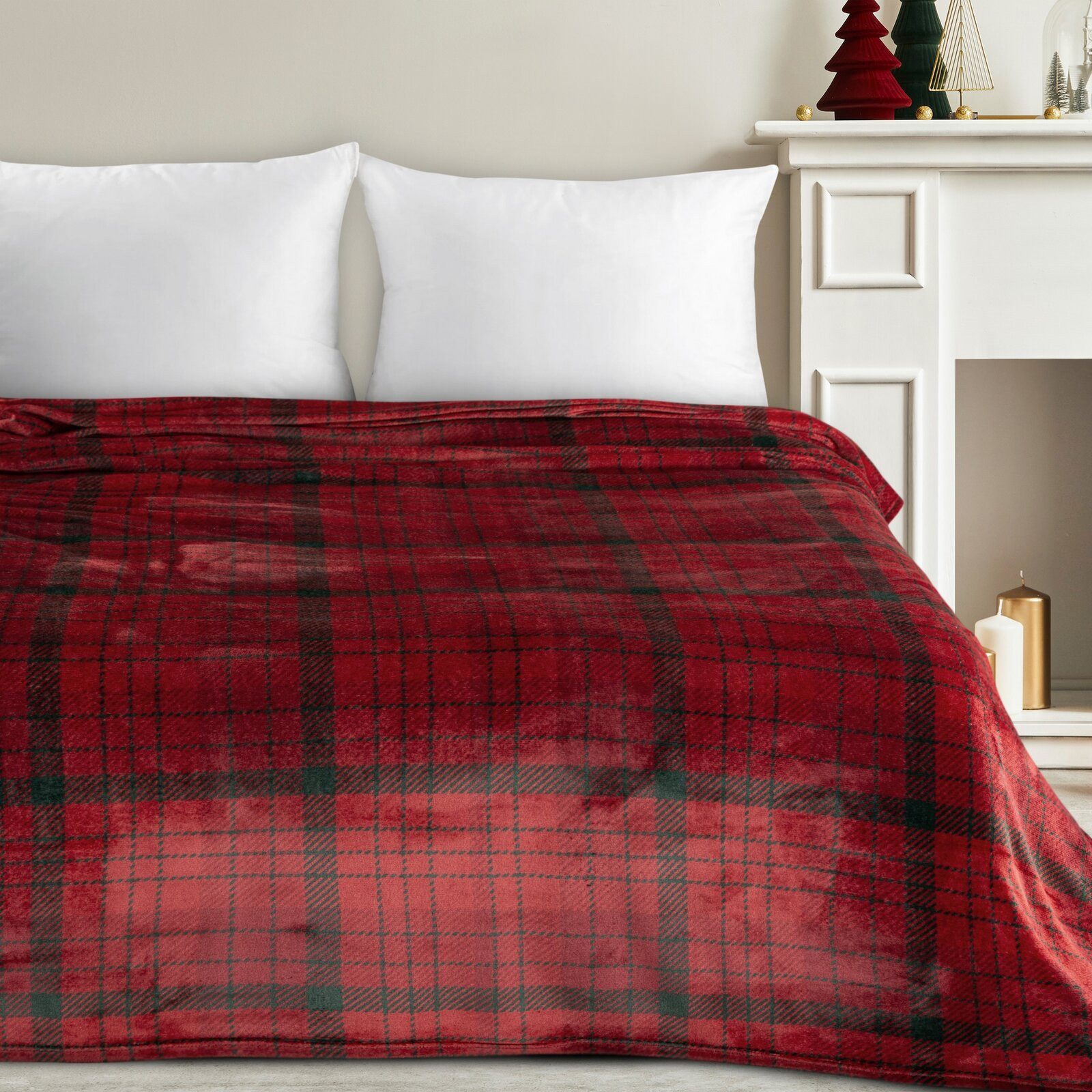 Wohndecke KAROMUSTER Winterdecke, Eurofirany, karierte Decke, günstig online kaufen