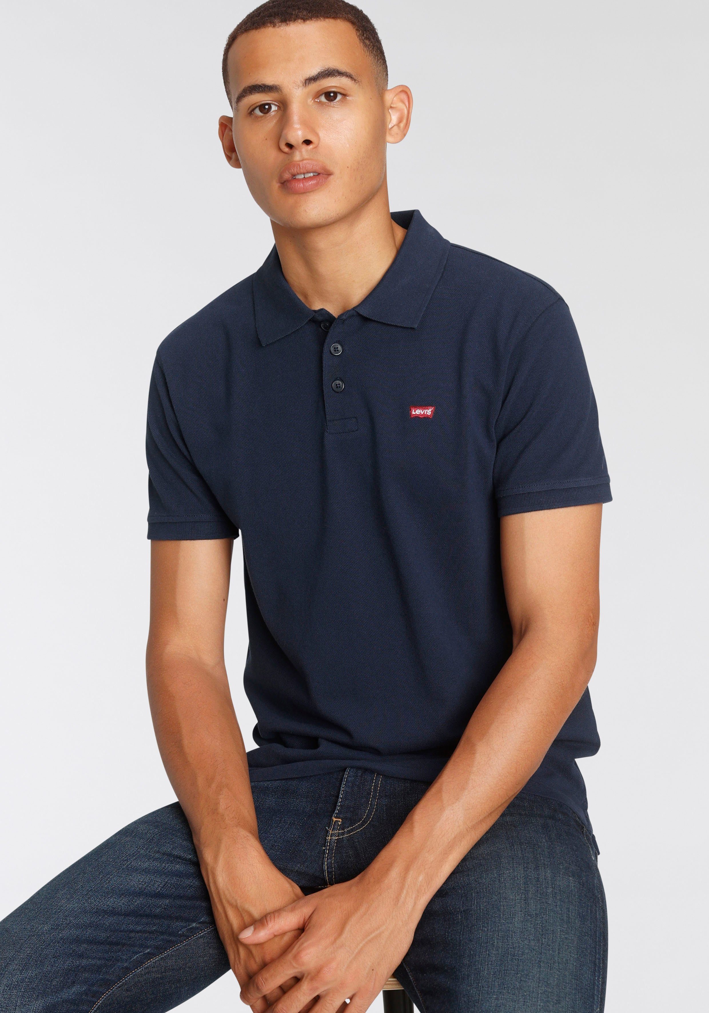 POLO LE Batwing-Logo HM Levi's® Poloshirt NEW kleinem LEVIS mit Dress Blues