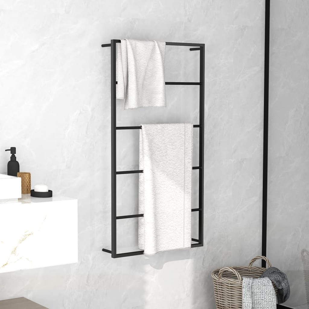 Vellora Handtuchständer Handtuchständer 60x10x116 cm Stahl, günstig online kaufen