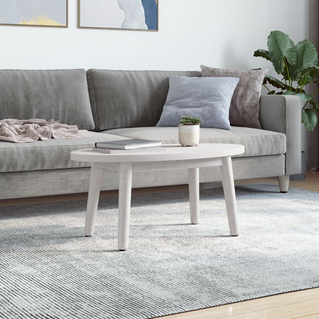 furnicato Tischplatte Massivholz Weiß 70 x 35 x 2,5 cm (1 St), Lackierte Ersatzplatte als Tischplatte für Beistell- oder Nachttische