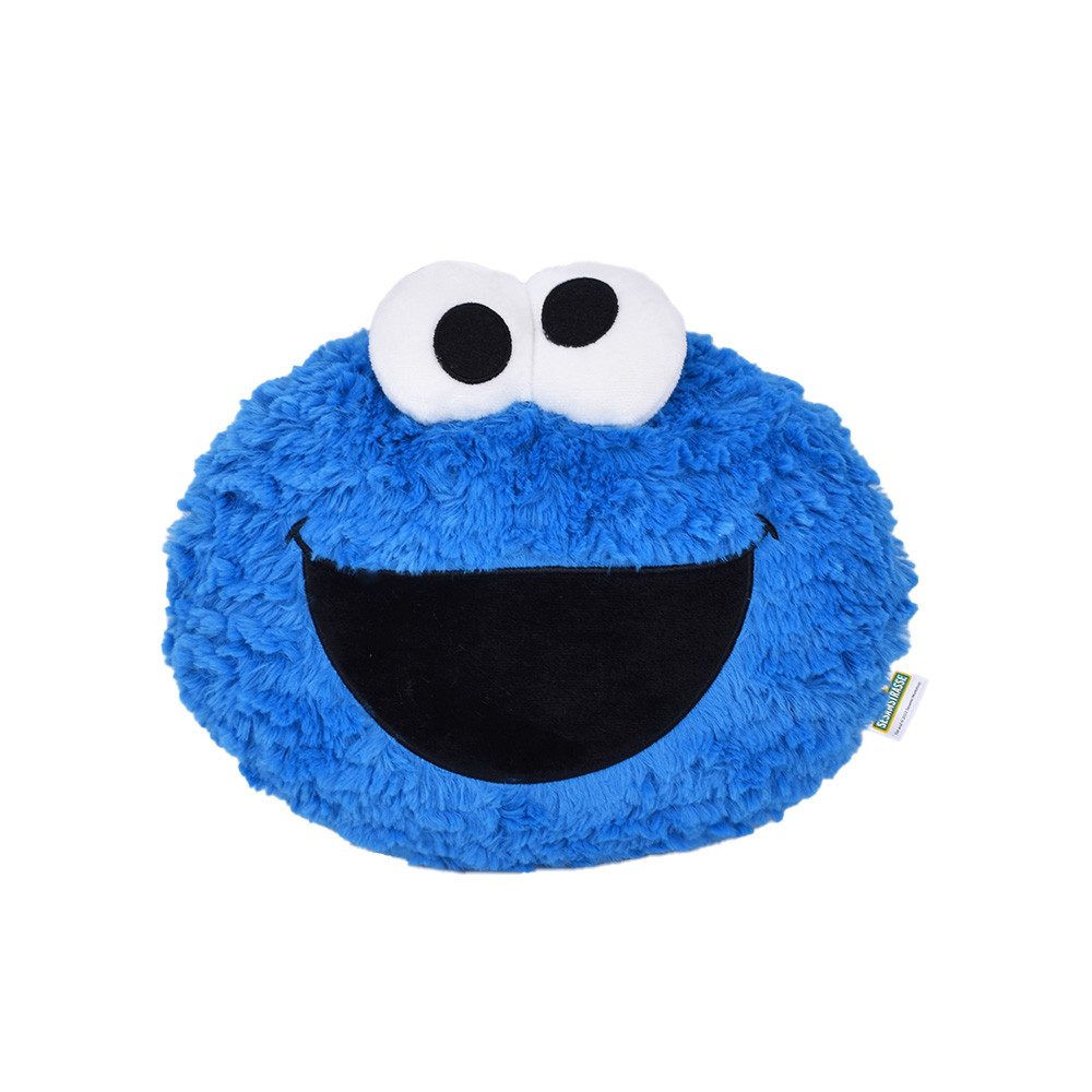 Dekokissen Krümelmonster Kissen rund, 30 cm