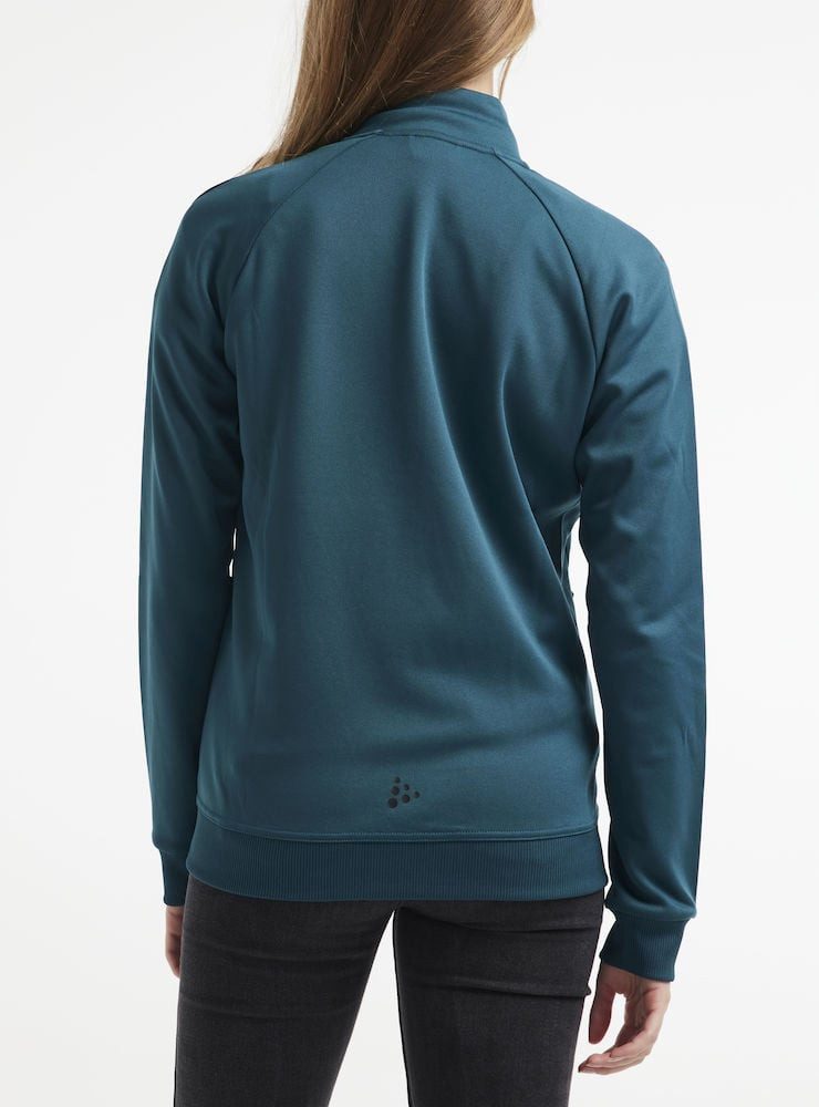 Craft Trainingsjacke ADV Unify (funktionelles Recyclingpolyester) tealblau Damen