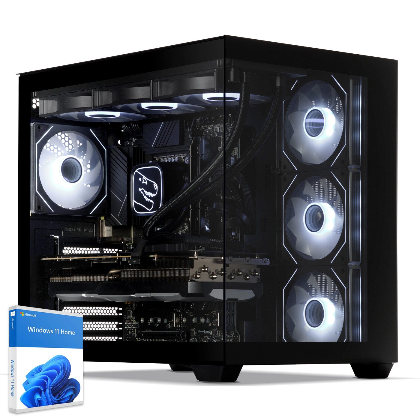 Sedatech UCCT527I1I1HF - Watercooling Gaming-PC (AMD Ryzen 7 5700X 8x 3.4GHz (max 4.6GHz), Geforce RTX5060 8GB, 32 GB RAM, 1000 GB SSD, Watercooling, Wlan 4)
