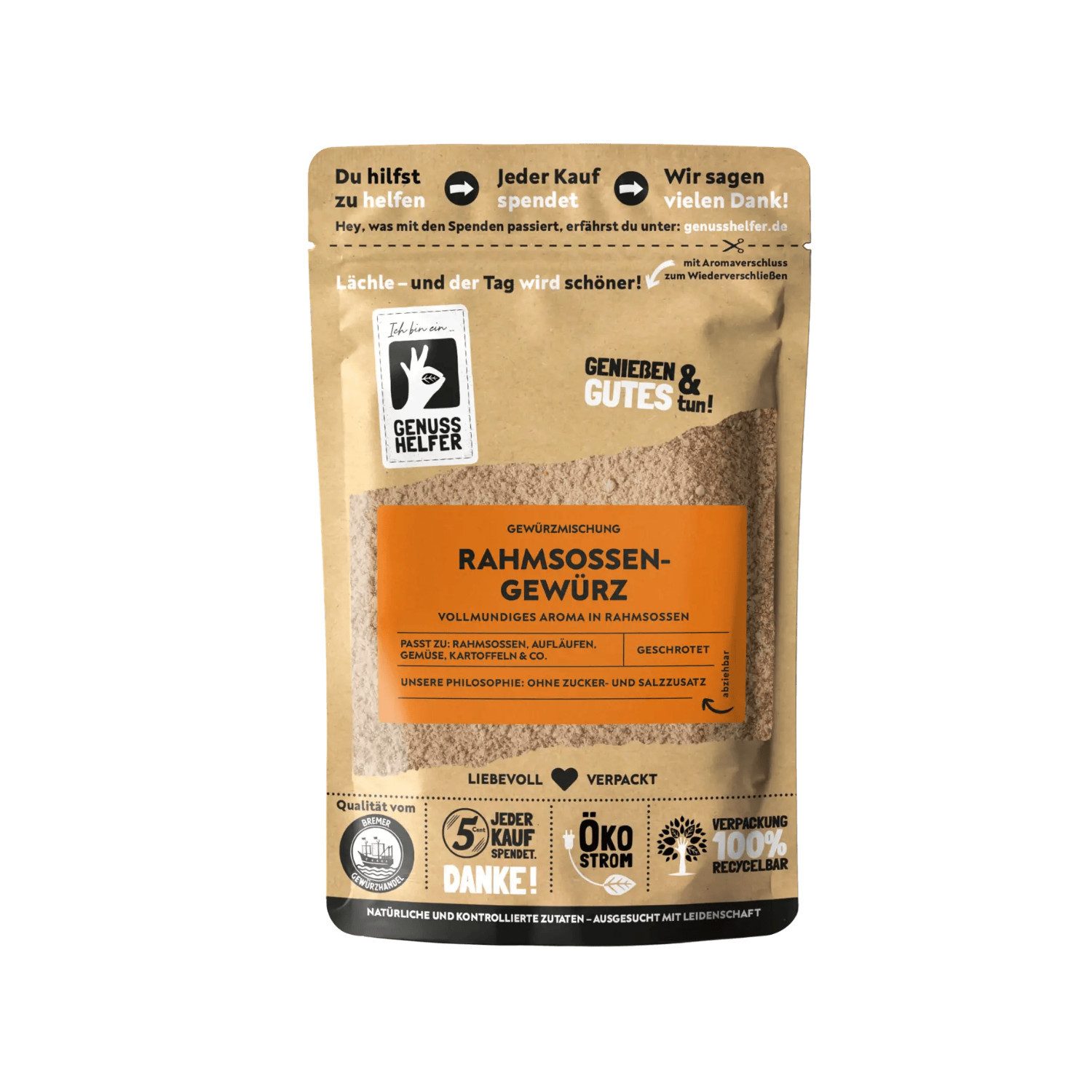 Bremer Gewürzhandel Gewürz Rahmsoßengewürz, gemahlen, 10er Pack, 750 g