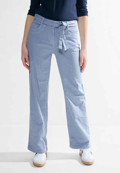 Cecil Comfort-fit-Jeans mit Kontrastnähten