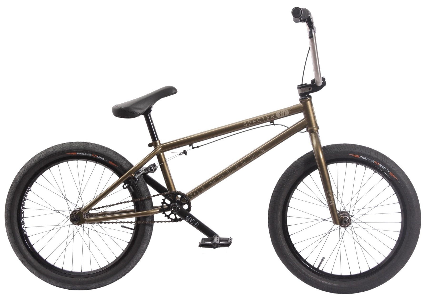 KHEbikes BMX-Rad KHE SPECTER V2 Limited Titanium 20", 9,5 kg, CrMo Rahmen, Affix Rotor, 1 Gang
