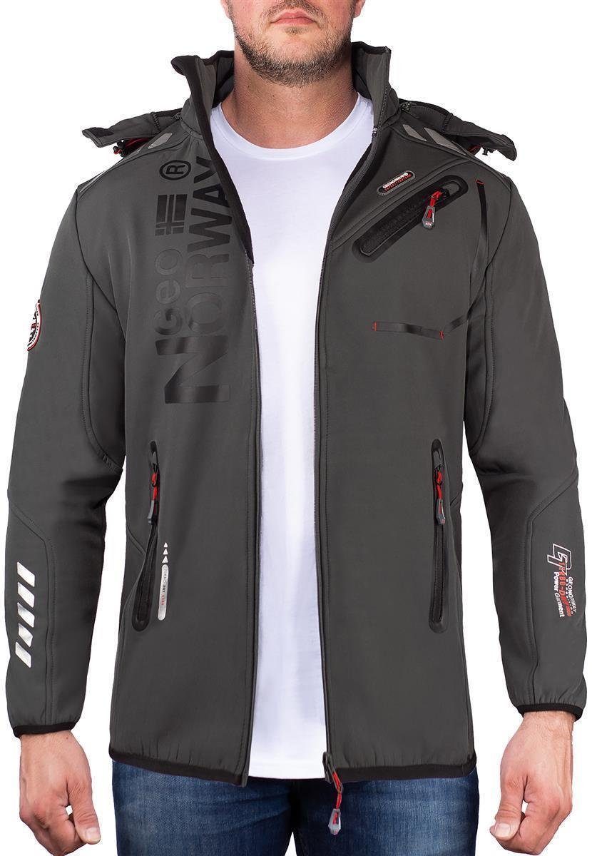 Geo Norway Softshelljacke Herren Outdoor Jacke baroyaute Herren Softshell Jacke, ideal für Outdoor-Enthusiasten