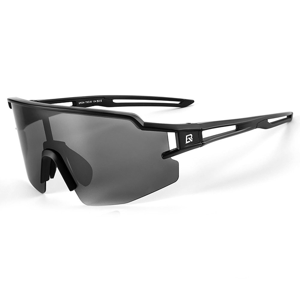 ROCKBROS Fahrradbrille Sportbrille Radsportbrille Sonnenschutzbrille, (Spar-Set, 1-St., 73 x 20 x 134 mm leicht), polarisiert, UV400, Korrektureinsatz, 27 g