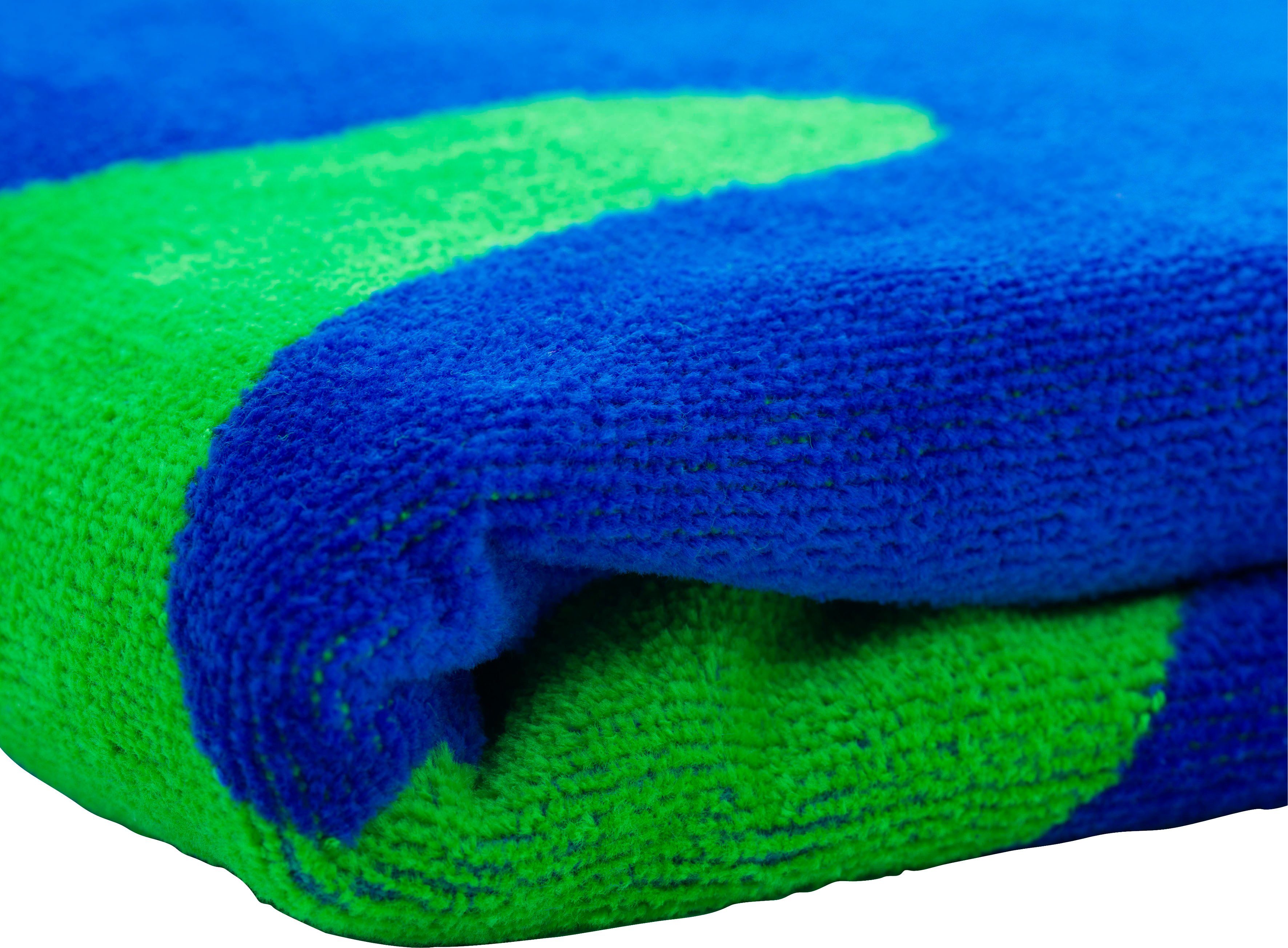 Gözze Strandtuch FlipFlop, Jacquard-Velours (1-St), Badetuch, mit Motiv, reine Baumwolle