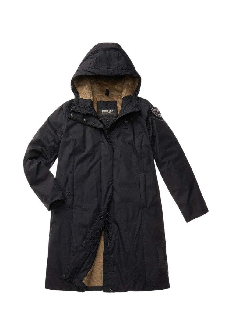 Blauer Outdoorjacke