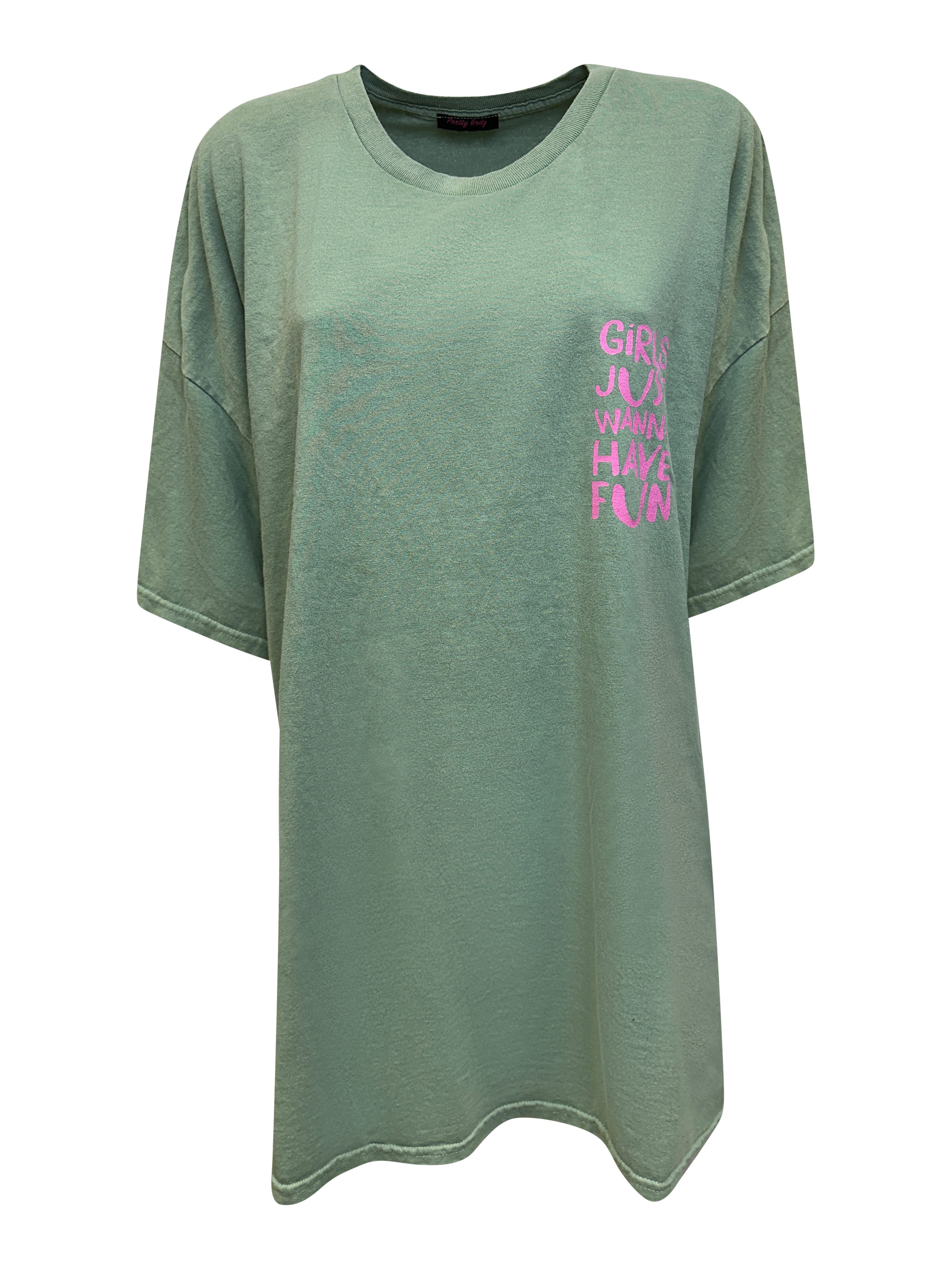 Worldclassca T-Shirt Worldclassca Oversized Girls Print günstig online kaufen